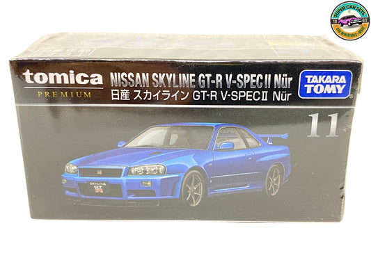 Nissan Skyline GT-R V-SPEC II Nür – Maßstab 1:62 – Tomica Premium (#11)