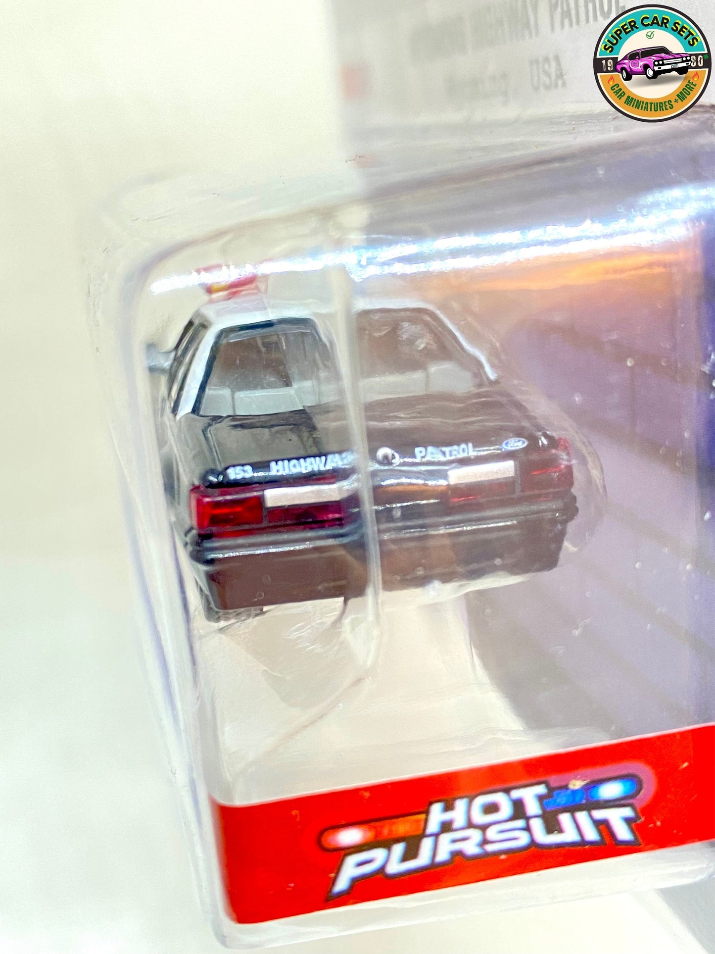 Wyoming Highway Patrol – 1990 Ford Mustang SSP – Hot Pursuit – Serie 43 von Greenlight Collectibles