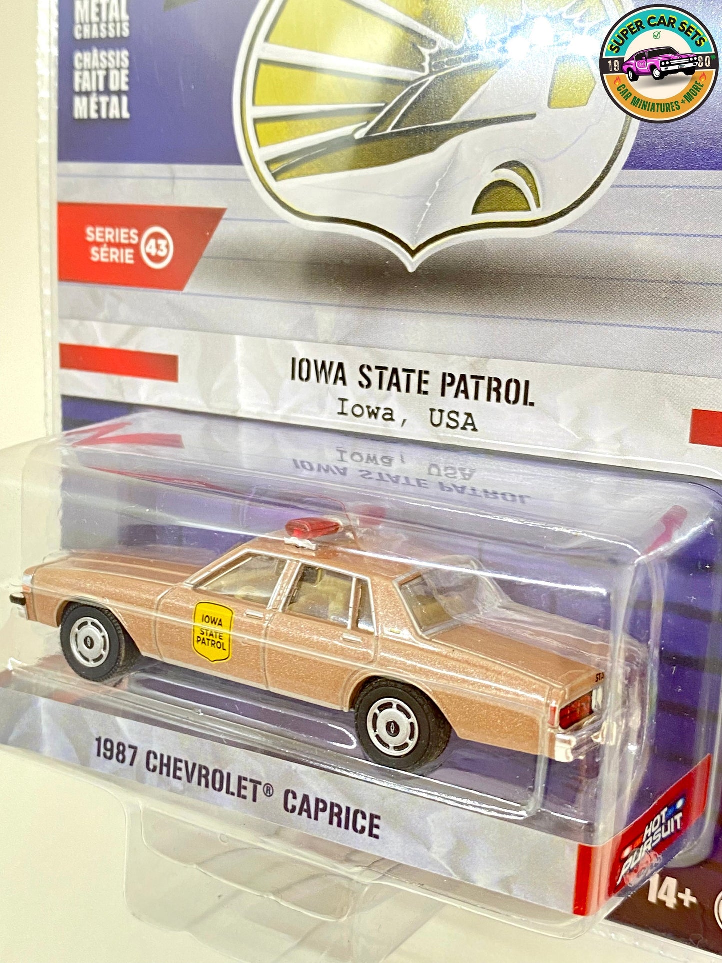 Iowa State Patrol – 1987 Chevrolet Caprice – Hot Pursuit – Serie 43 von Greenlight Collectibles