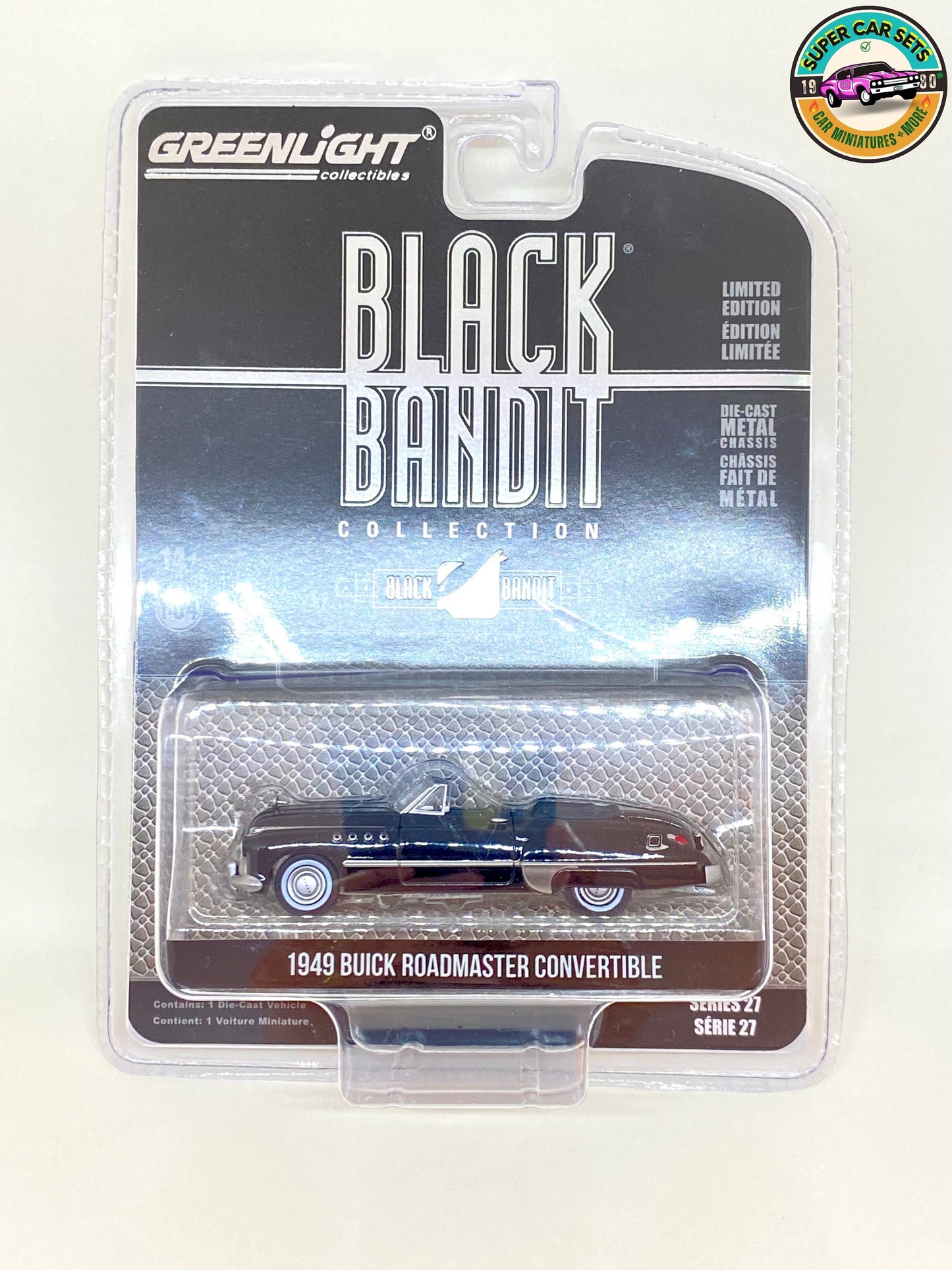 1949 Buick Roadmaster Cabriolet - Collection Black Bandit - Série 27 par Greenlight Collectibles