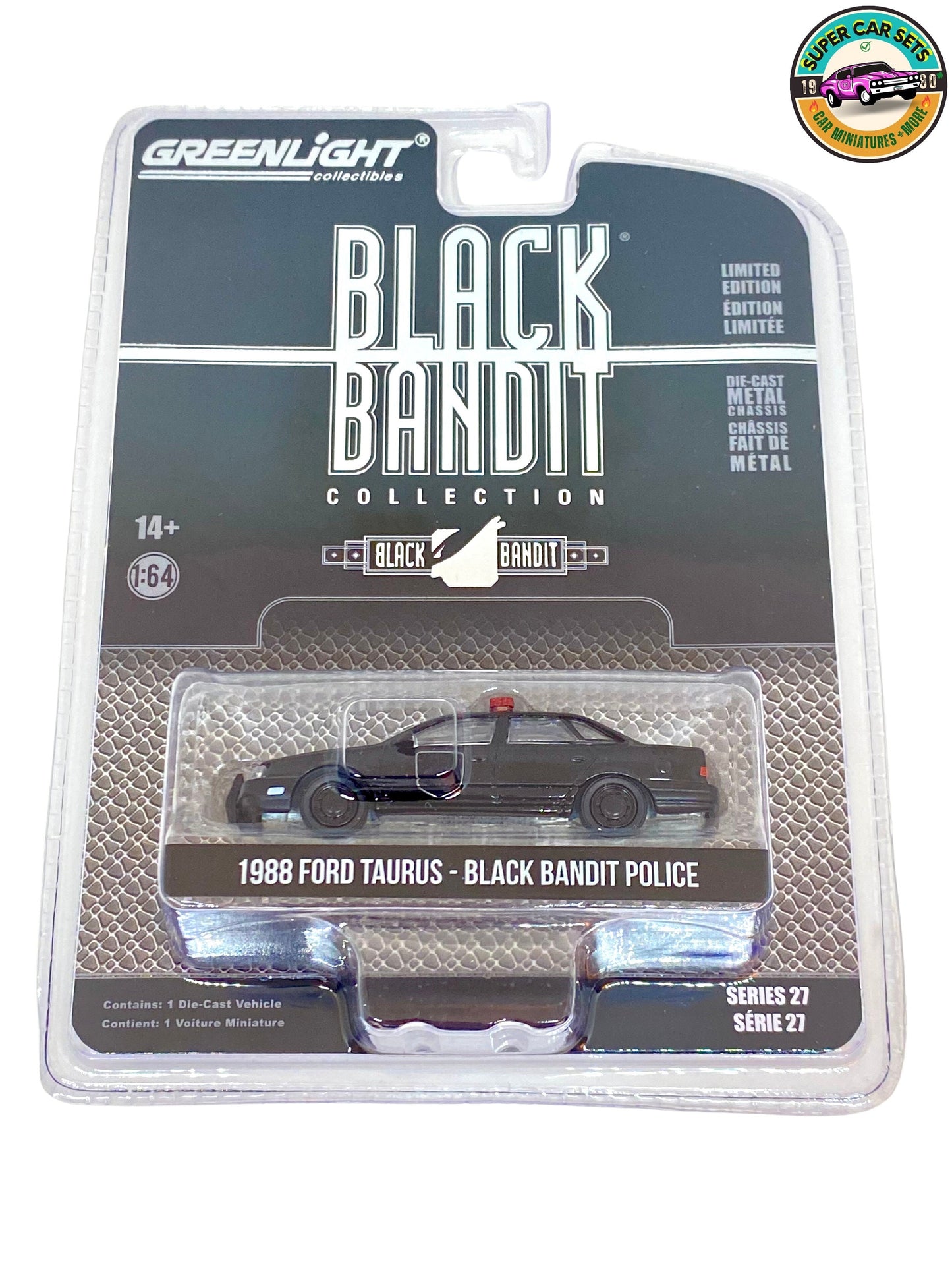 1988 Ford Taurus - Black Bandit Police - Black Bandit Collection - Série 27 par Greenlight Collectibles