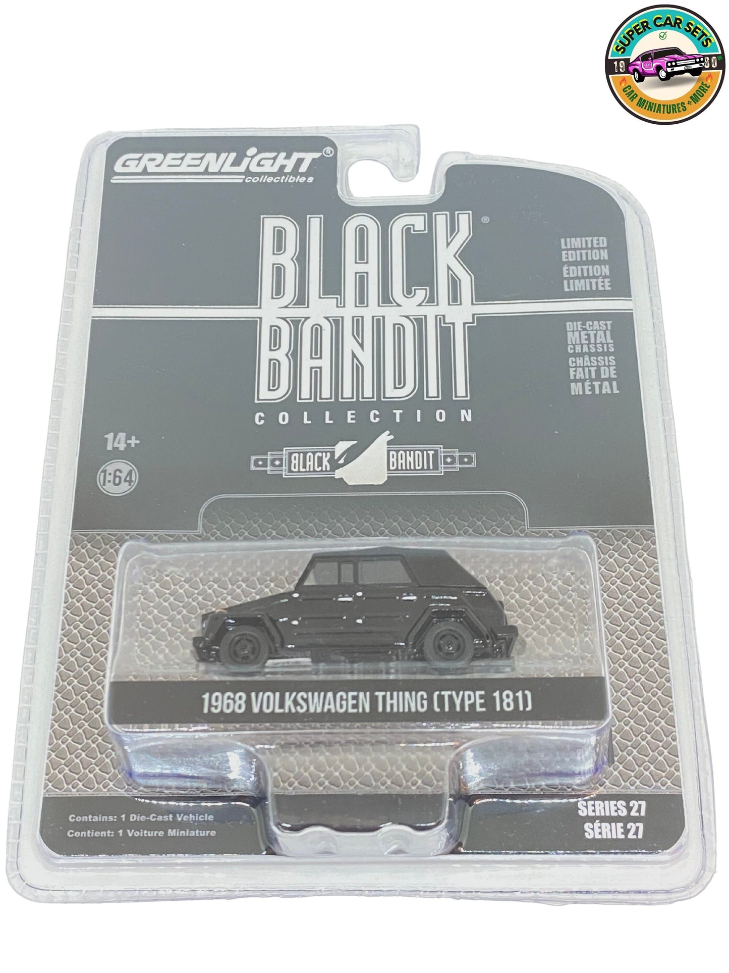 1968 Volkswagen Thing (Type 181) - Black Bandit Collection - Serie 27 by Greenlight Collectibles