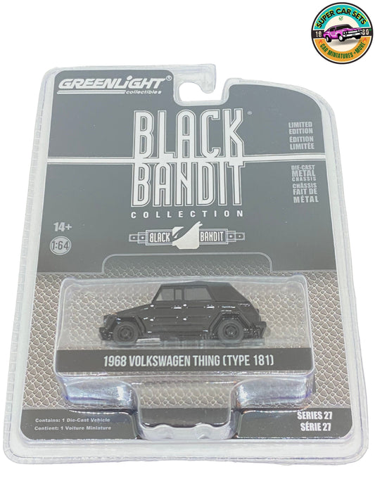 1968 Volkswagen Thing (Type 181) - Collection Black Bandit - Série 27 par Greenlight Collectibles