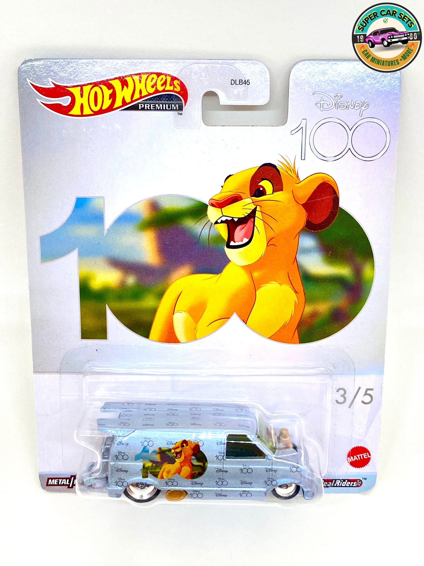 Hot Wheels - Premium - Disney 100 Years - (3/5) - The Lion King - 1985 Chevy Astro Van