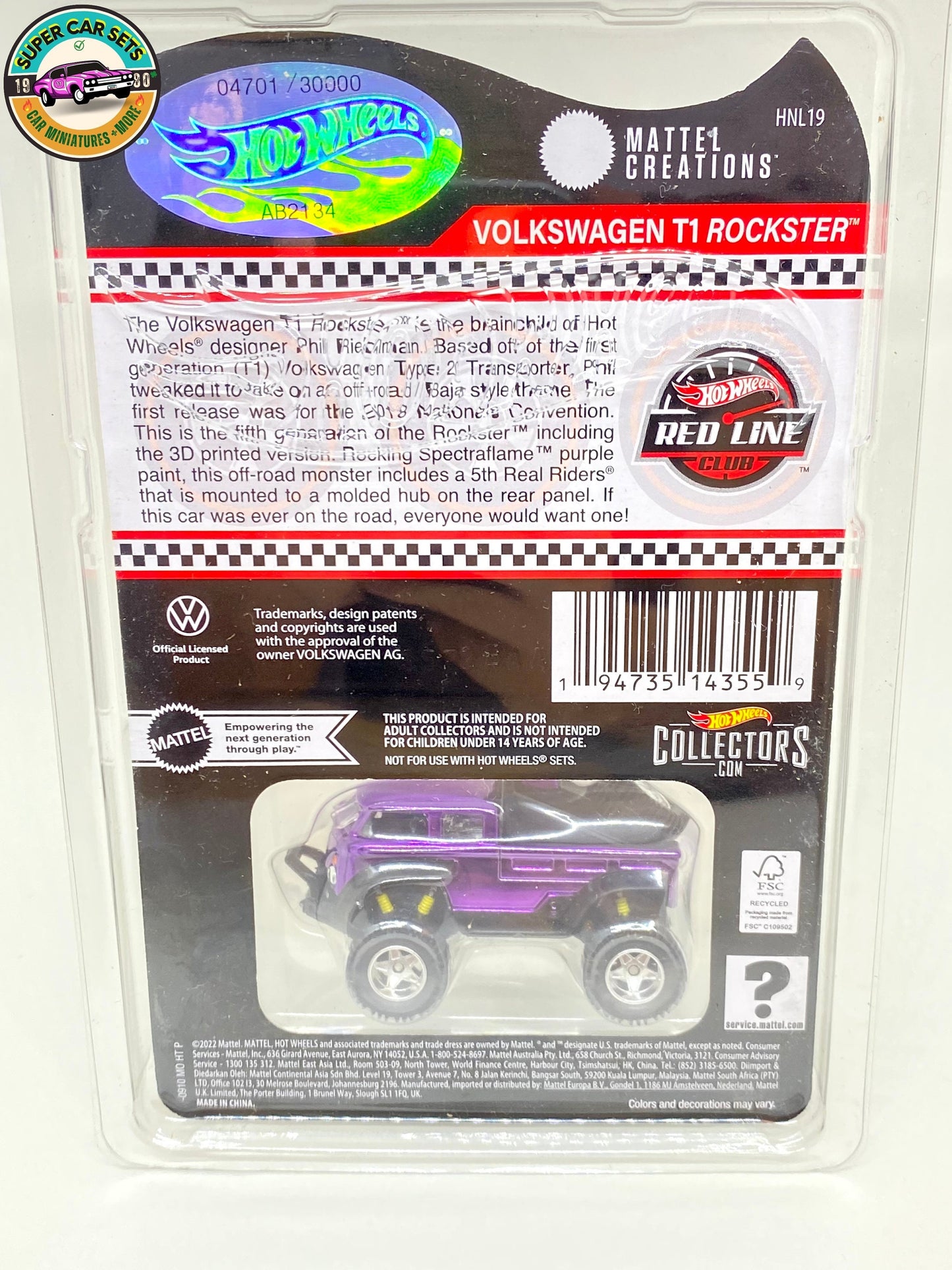 Hot Wheels - RLC Exclusive Volkswagen T1 Rockster