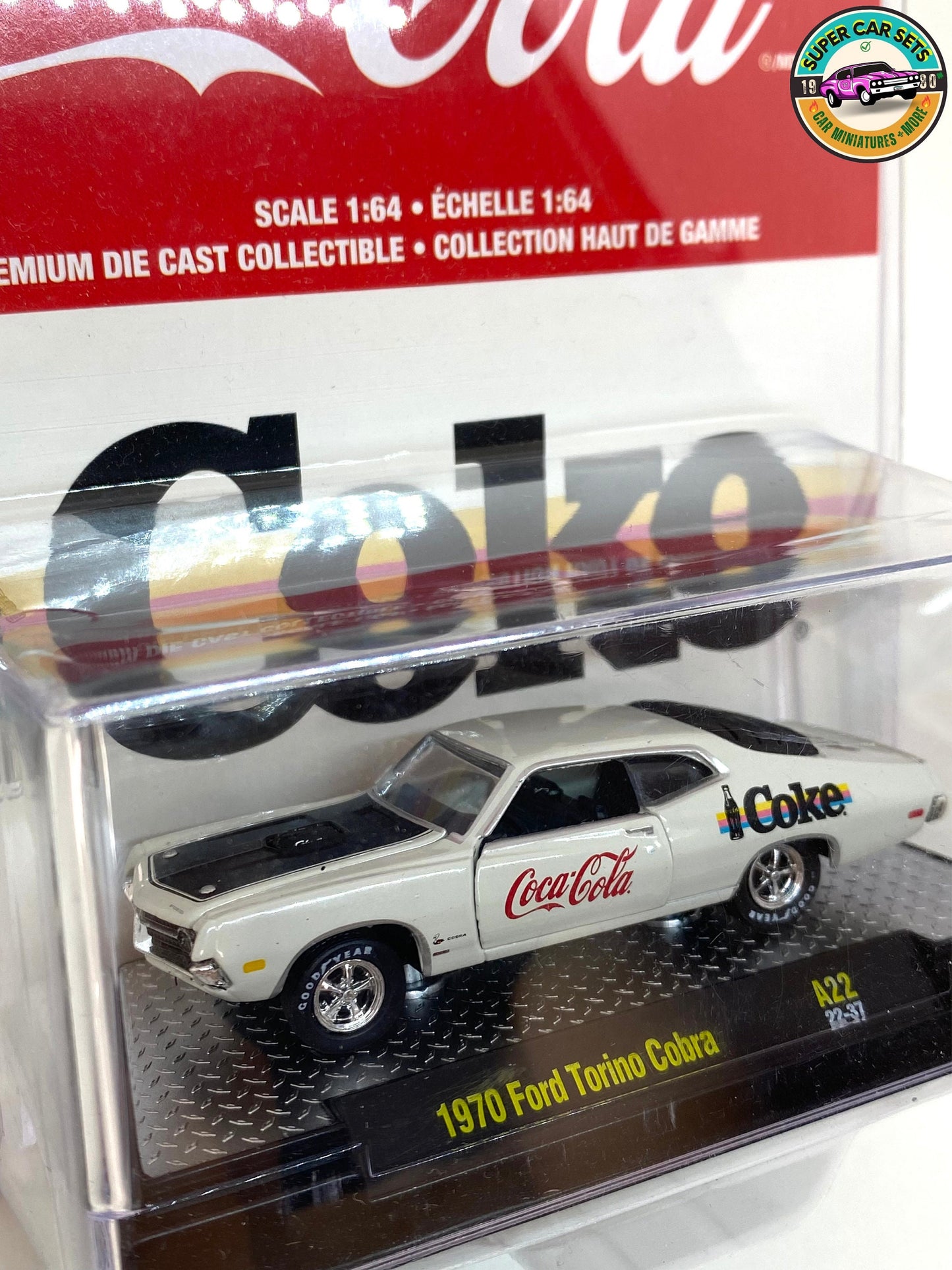 Coca-cola - Ford Torino Cobra 1970 par M2 Machines