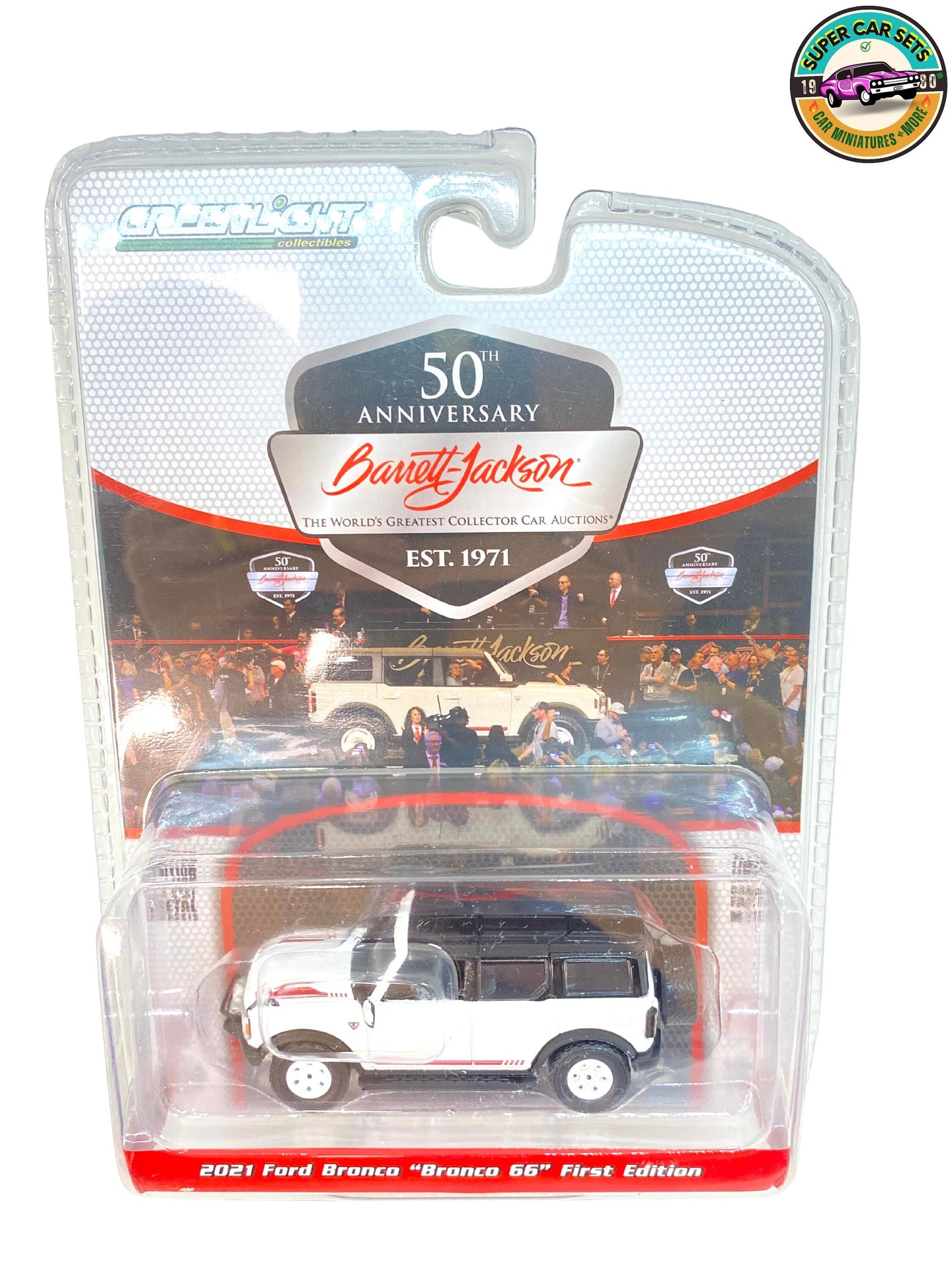 Ford Bronco « Bronco 66 » 2021 Première édition - Barrett-Jackson - Série 11 - par Greenlight Collectibles