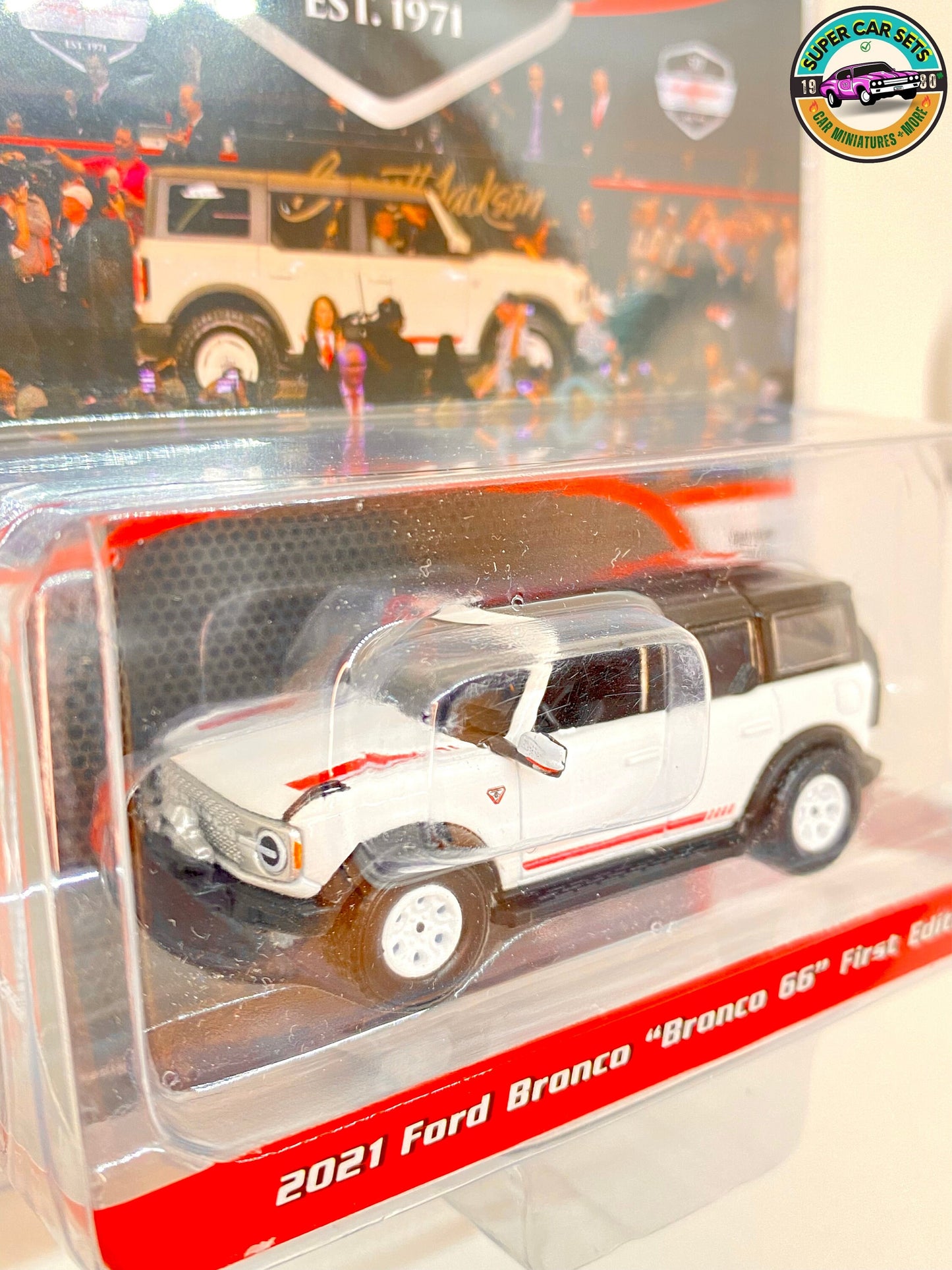 Ford Bronco « Bronco 66 » 2021 Première édition - Barrett-Jackson - Série 11 - par Greenlight Collectibles