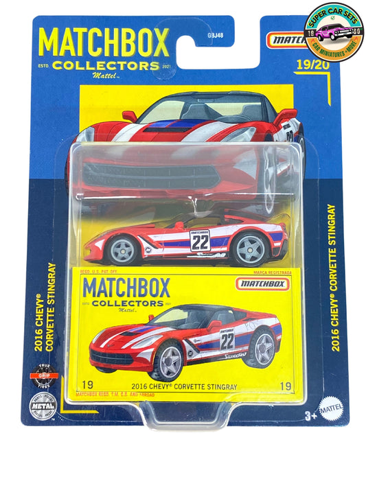 Collectionneurs de boîtes d'allumettes Chevrolet Corvette Stingray 2016