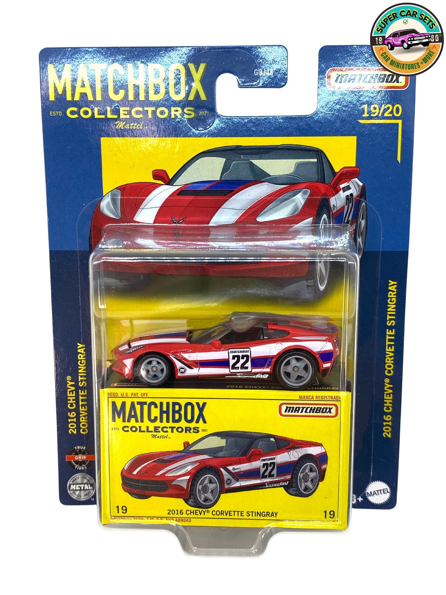 Collectionneurs de boîtes d'allumettes Chevrolet Corvette Stingray 2016