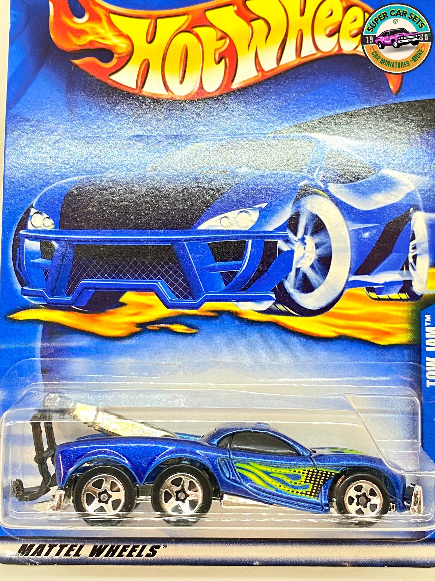 Hot Wheels – (VINTAGE) – Tow Jam (blaue Farbe) – (#29266) (Markteinführung 2000)