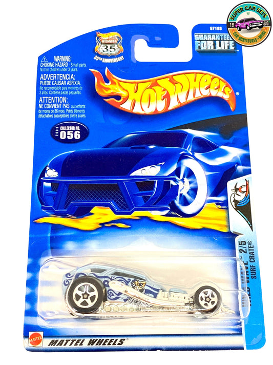 Hot Wheels - (VINTAGE) - Wild Wave - Surf Crate (2/5) (#056) (#57193) ( (Année de lancement 2003)