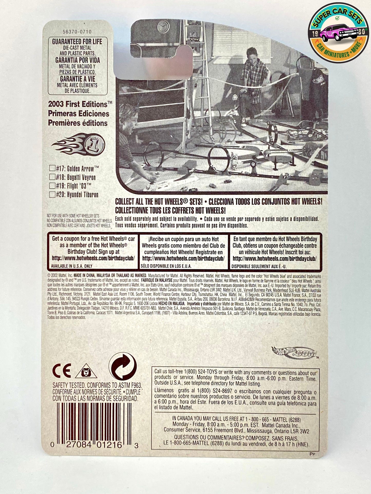 Hot Wheels – (VINTAGE) – Erstausgabe 2003 – Golden Arrow – (17/12) (#029) (Erscheinungsjahr 2003)