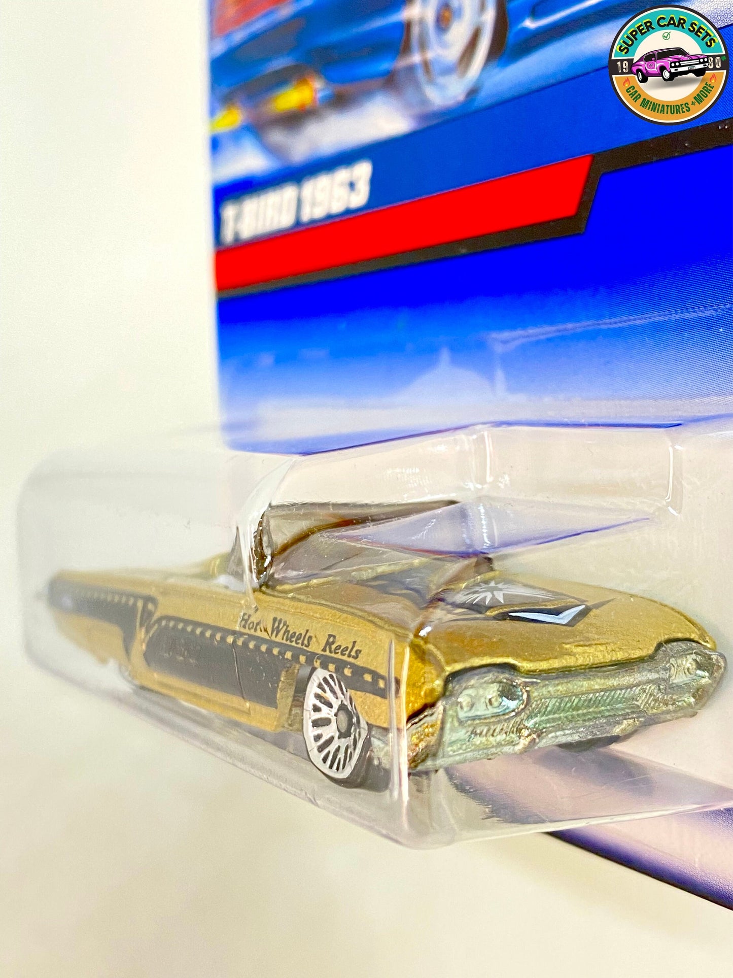 Hot Wheels (VINTAGE) - T-Bird '63  (golden and black colour) (Year launched 1999) (#22376)