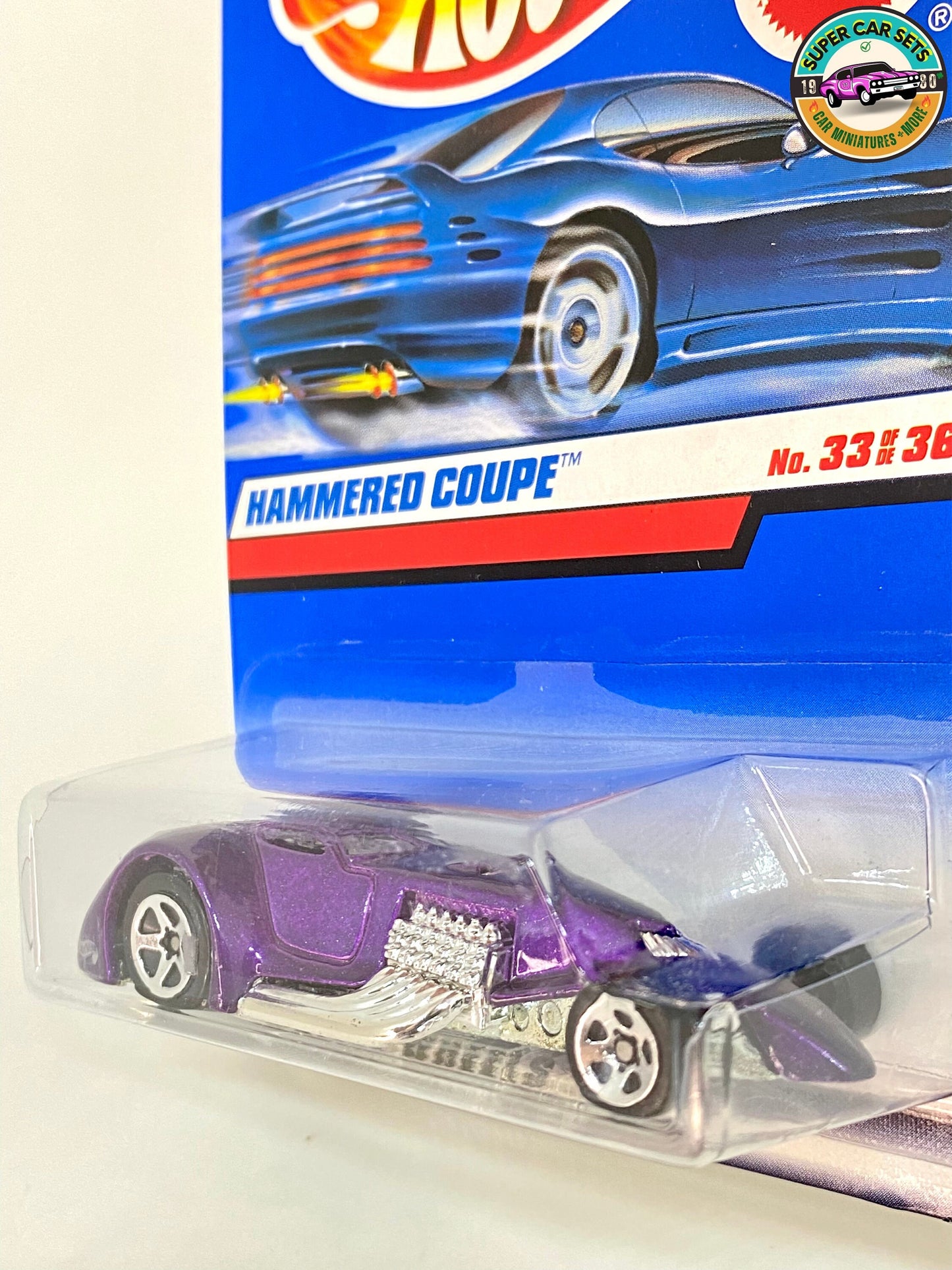 Hot Wheels - (VINTAGE) - Hammered Coupe (purple colour) - (33/36) #24394 (Year launched 2000)