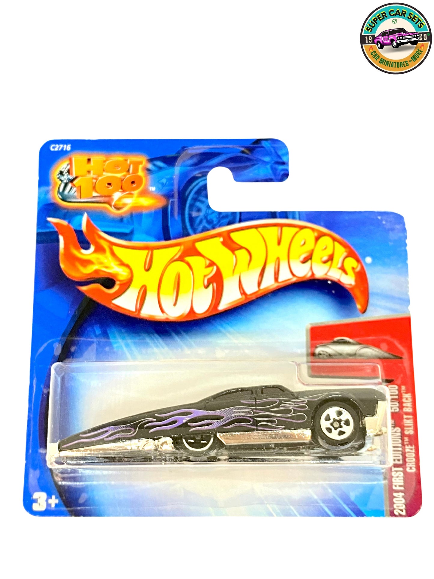 Hot Wheels - (VINTAGE) - First Editions - Crooze Slikt Back - #50/100 (Year launched 2004)