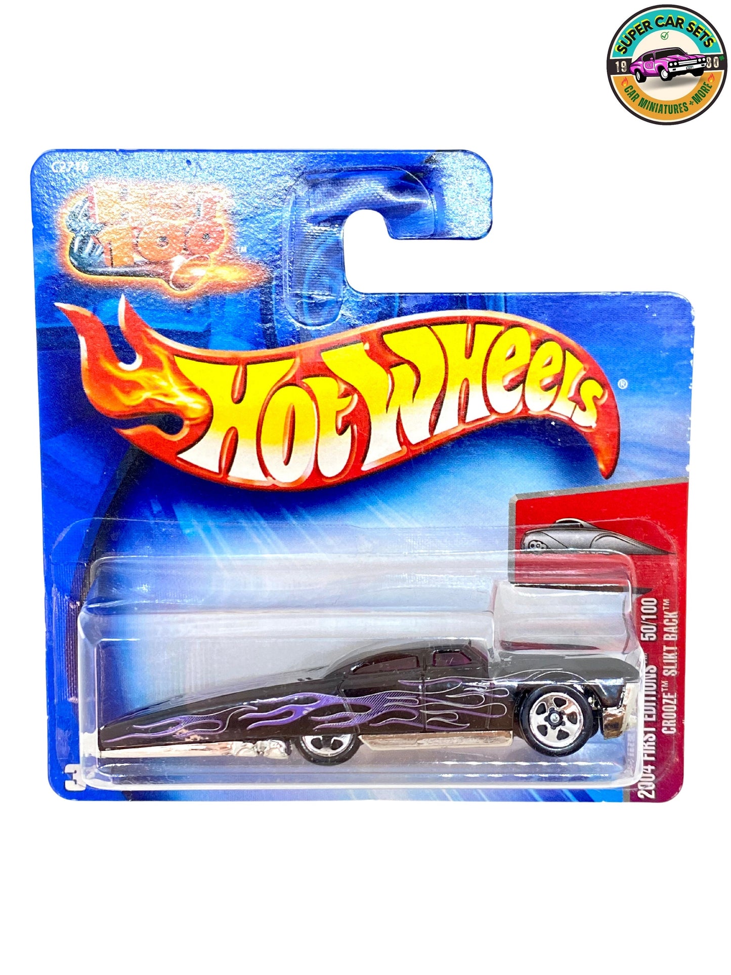 Hot Wheels - (VINTAGE) - First Editions - Crooze Slikt Back - #50/100 (Year launched 2004)