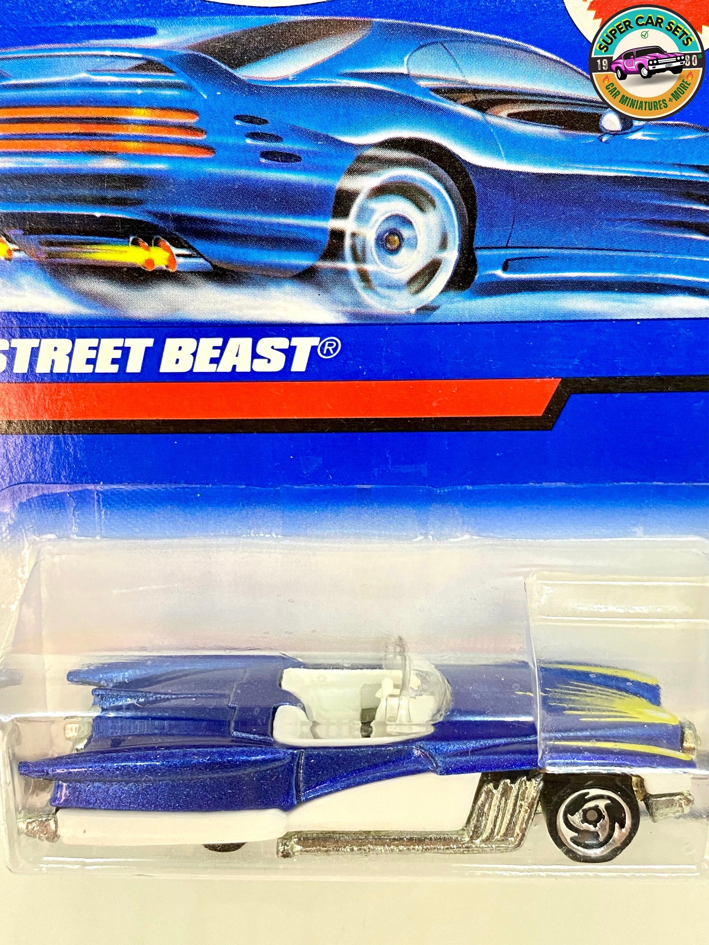 Hot Wheels (VINTAGE) - Street Beast - (couleur bleu et blanc) (#4312) (Année de lancement 1998)