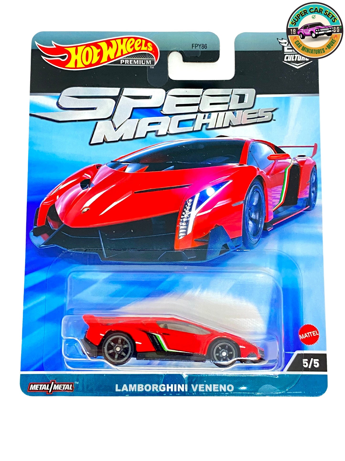 Lamborghini Veneno (5/5) - Hot Wheels Premium - Car Culture - Speed Machines