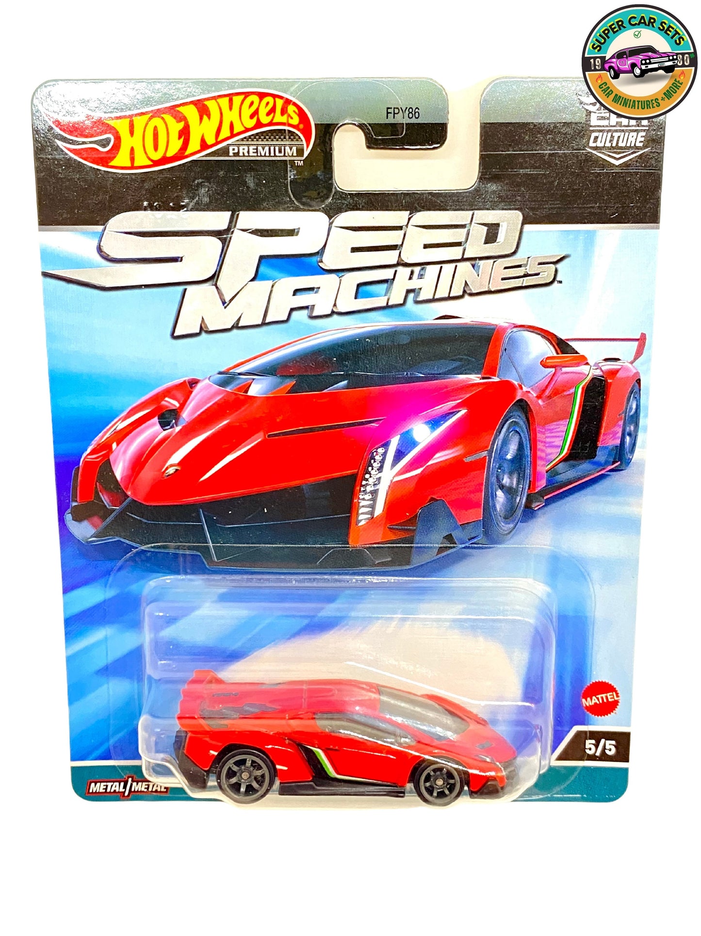 Lamborghini Veneno (5/5) - Hot Wheels Premium - Car Culture - Speed Machines