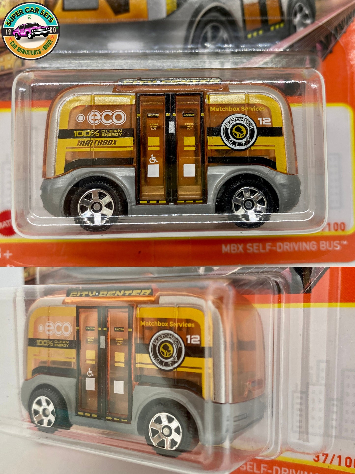 Matchbox - MBX Self-Driving Bus (37/100)