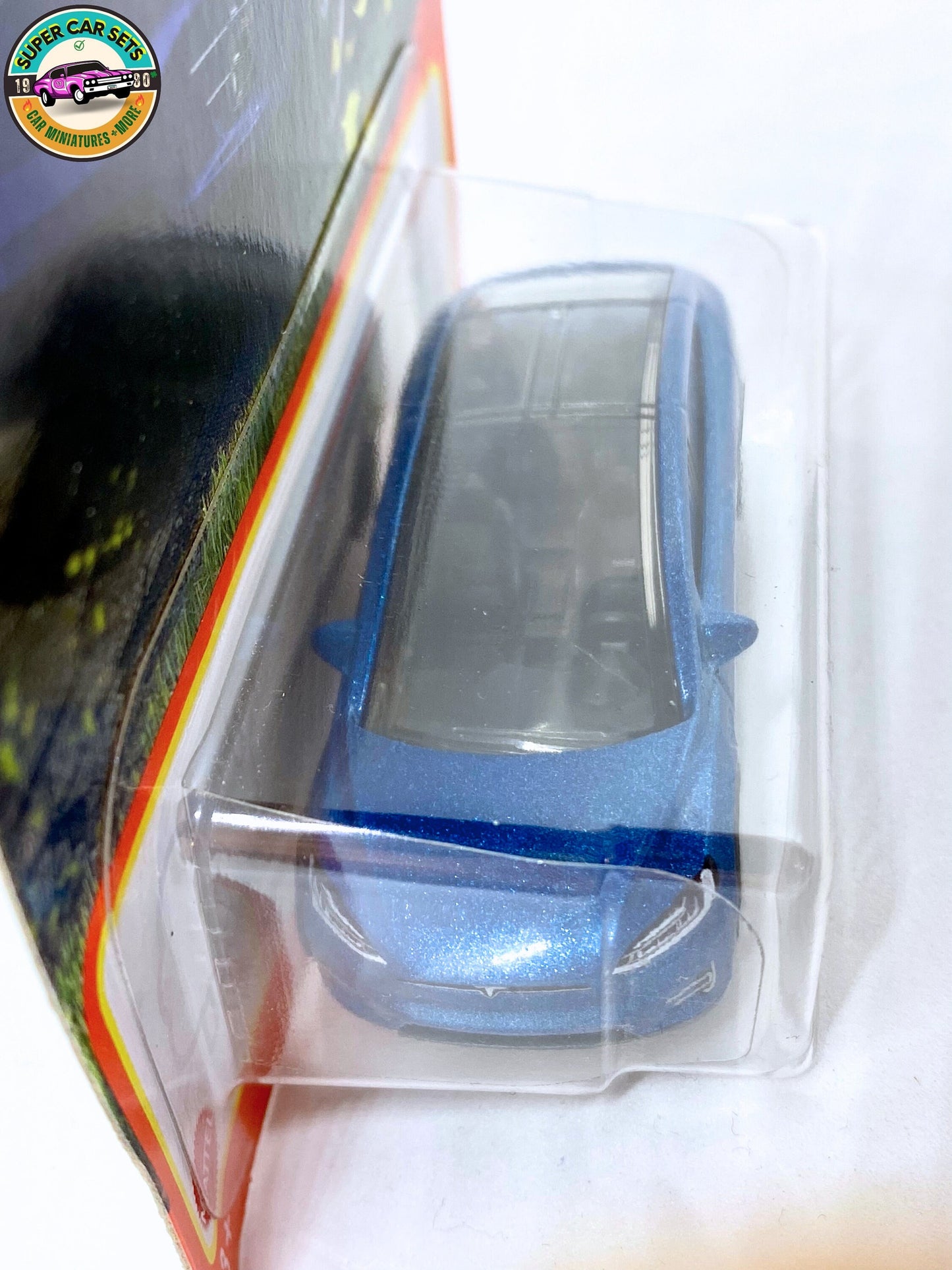 Tesla Model X (blue colour) - (53/100) - Matchbox