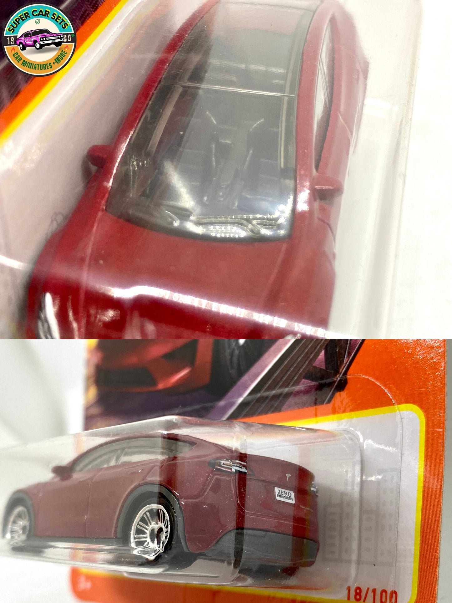 Tesla Model Y (red colour) - (18/100) - Matchbox