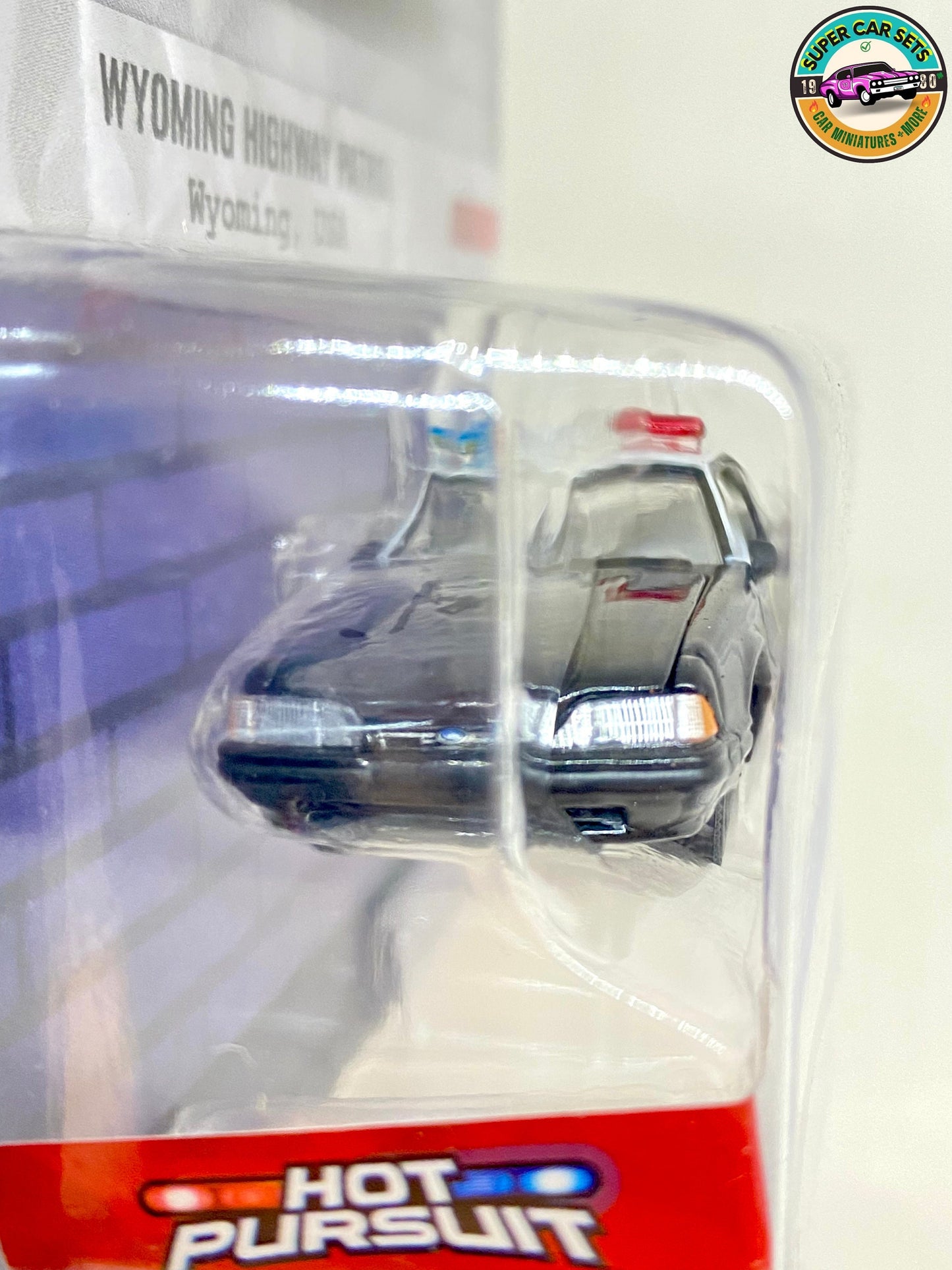 Wyoming Highway Patrol - Ford Mustang SSP 1990 - Hot Pursuit - Série 43 par Greenlight Collectibles