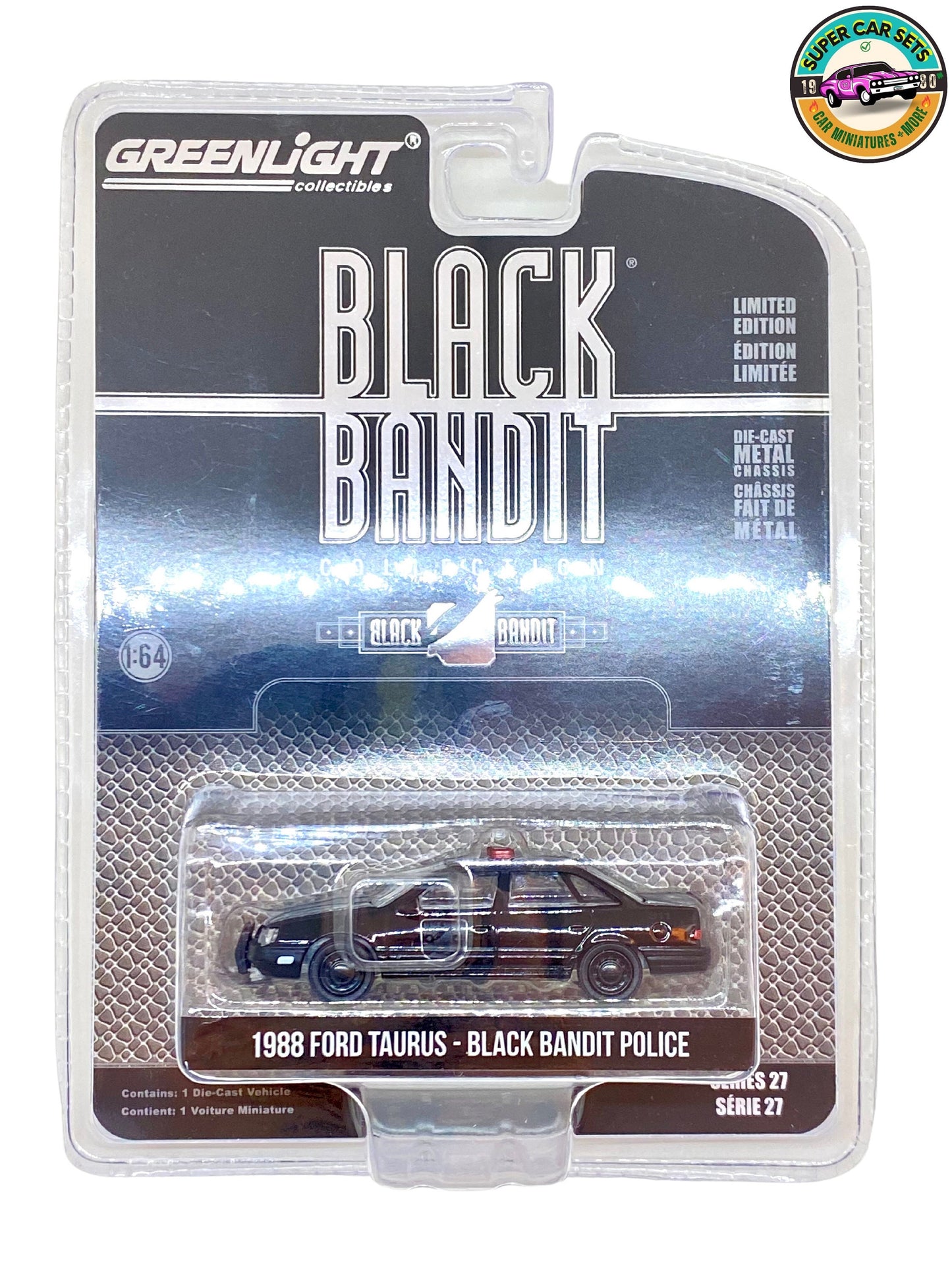 1988 Ford Taurus - Black Bandit Police - Black Bandit Collection - Série 27 par Greenlight Collectibles