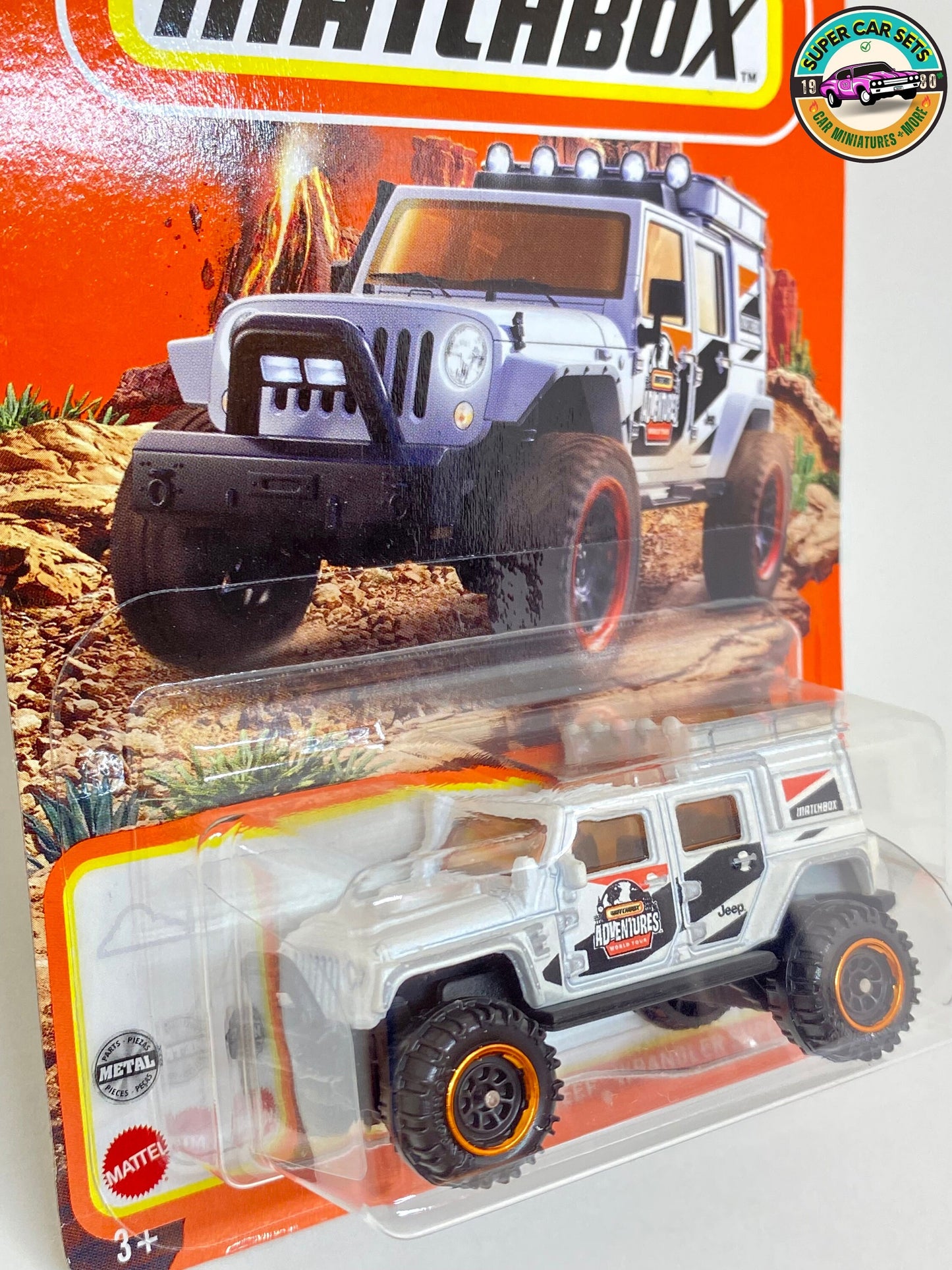 Matchbox - Jeep Wrangler Superlift - Matchbox Adventures (weiße Farbe) (99/100)