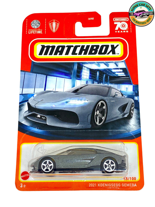 Matchbox - 2021 Koenigsegg Gemera (45/100) (dark grey colour)