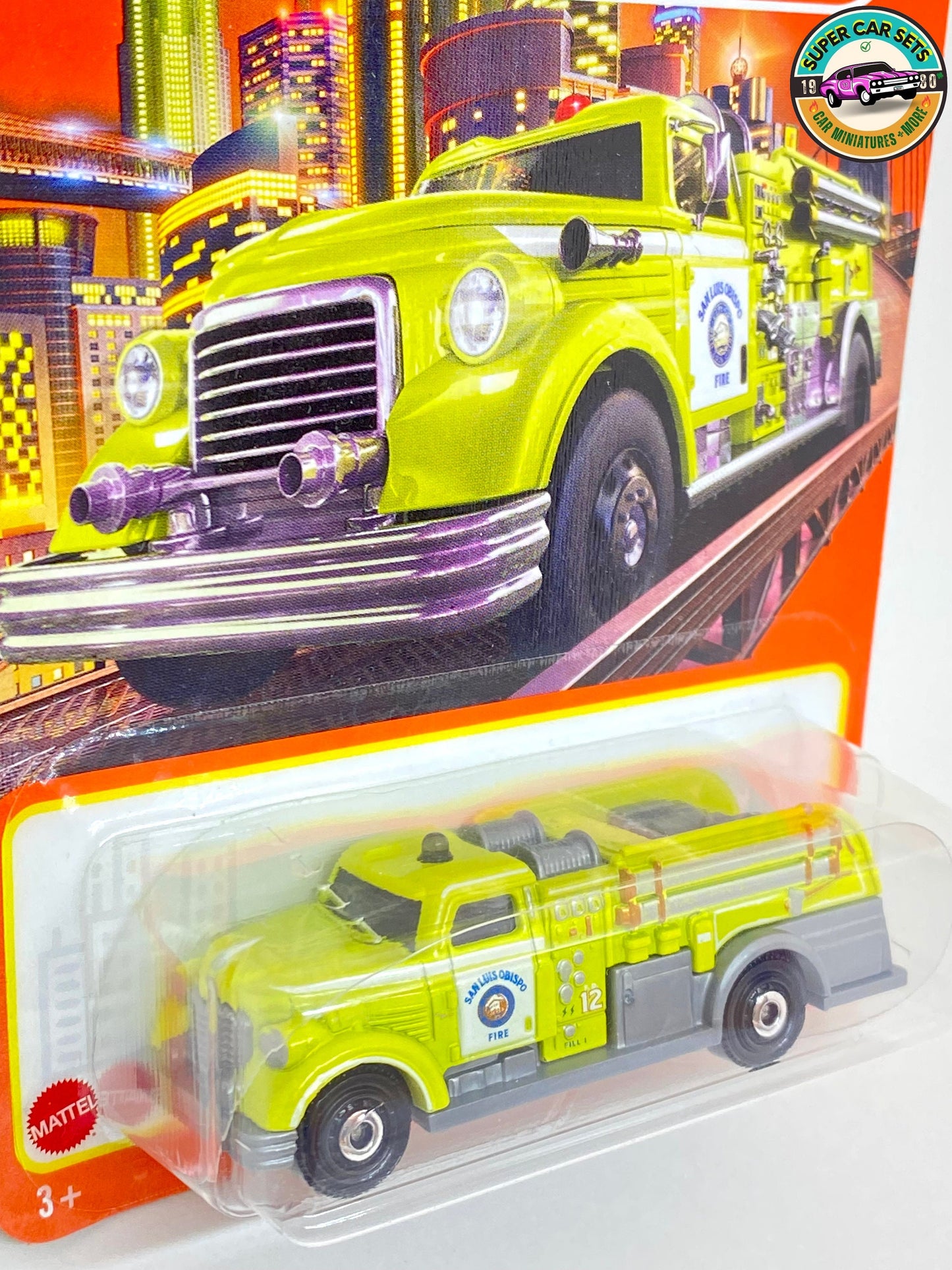 Matchbox - MBX Fire Dasher (60/100) (yellow and silver colour)