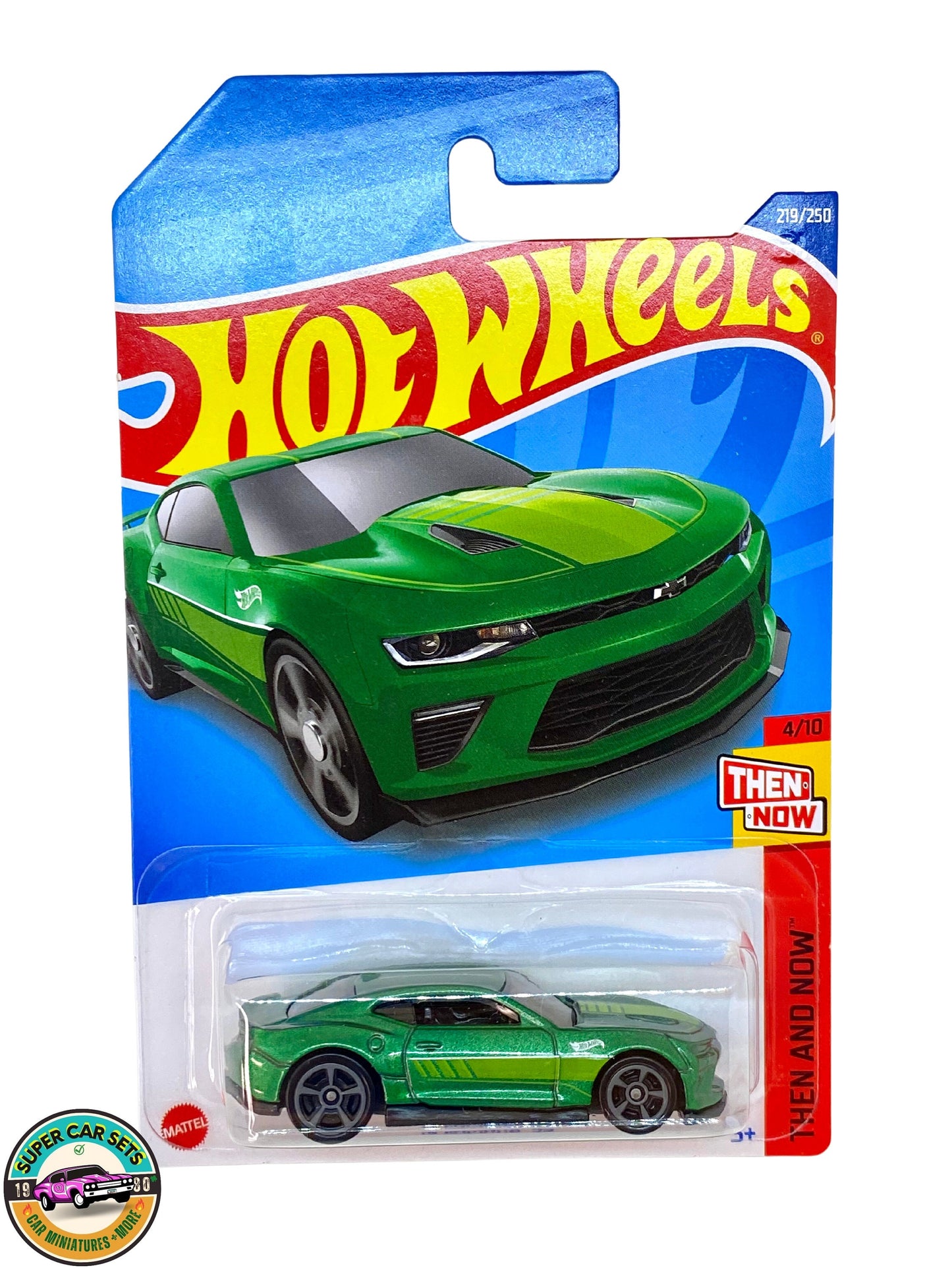 Hot Wheels - Then and Now - (4/10) ( 219/250) - ’18 Camaro SS (green colour)