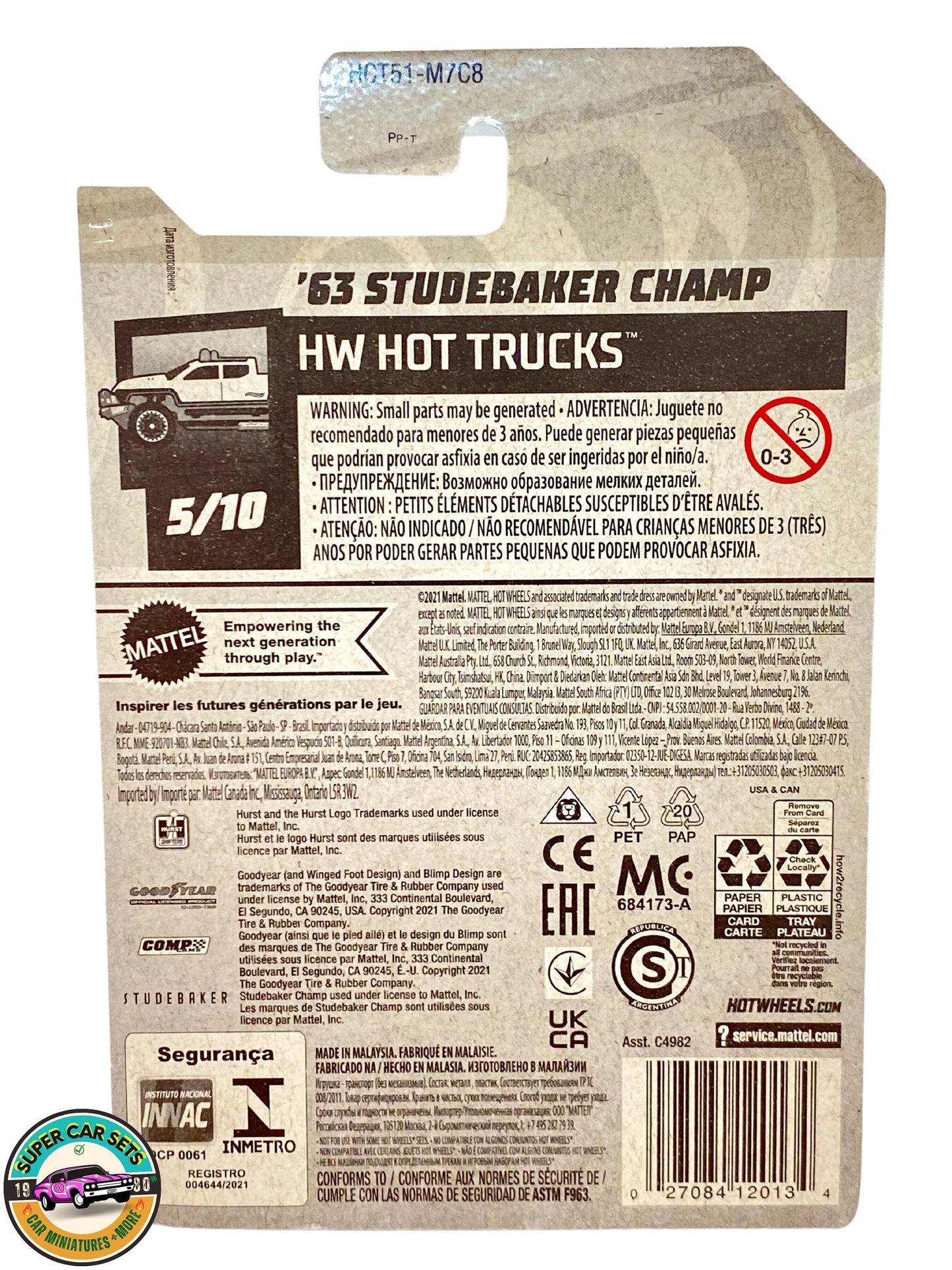 Hot Wheels - HW Hot Trucks - (5/10) (93/250) - Champion Studebaker '63