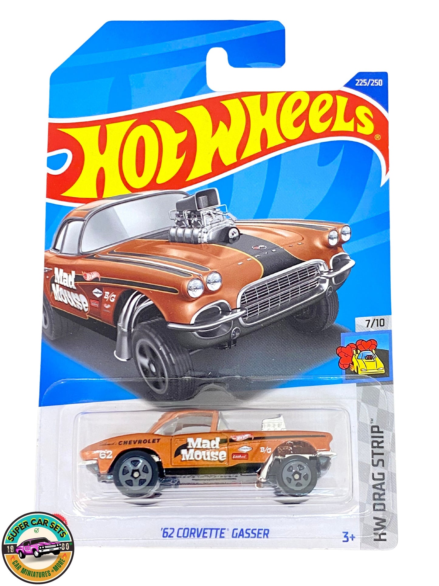 Hot Wheels - HW Drag Strip - (7/10) (225/250) - '62 Corvette Gasser