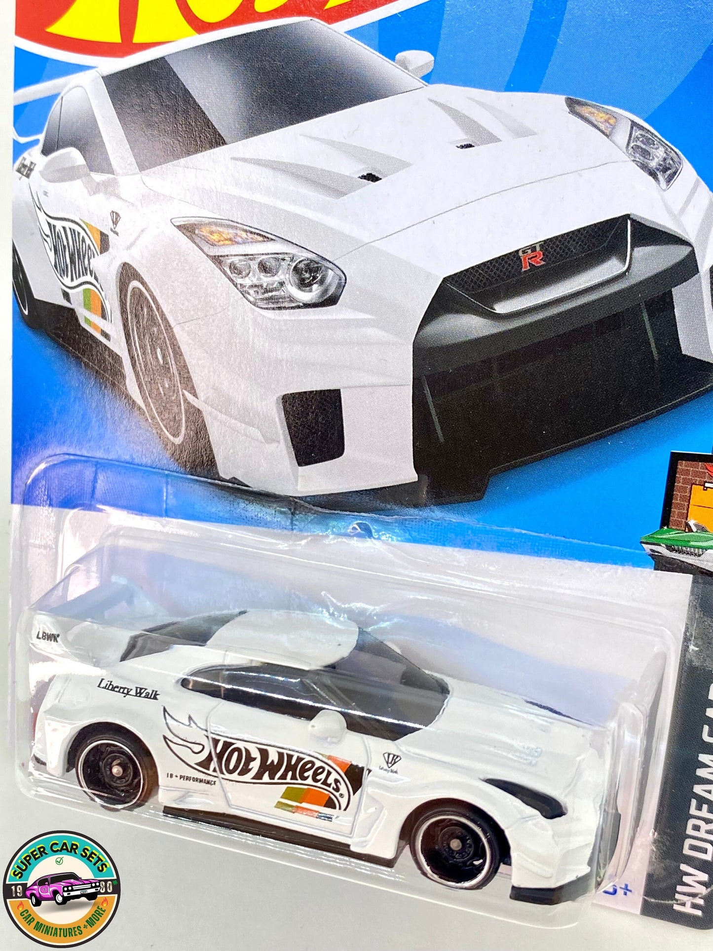 Hot Wheels – HW Dream Garage – (5/5) (154/250) – Lb-Silhouette Works GT Nissan 35GT-RR Ver.2 (weiße Farbe)