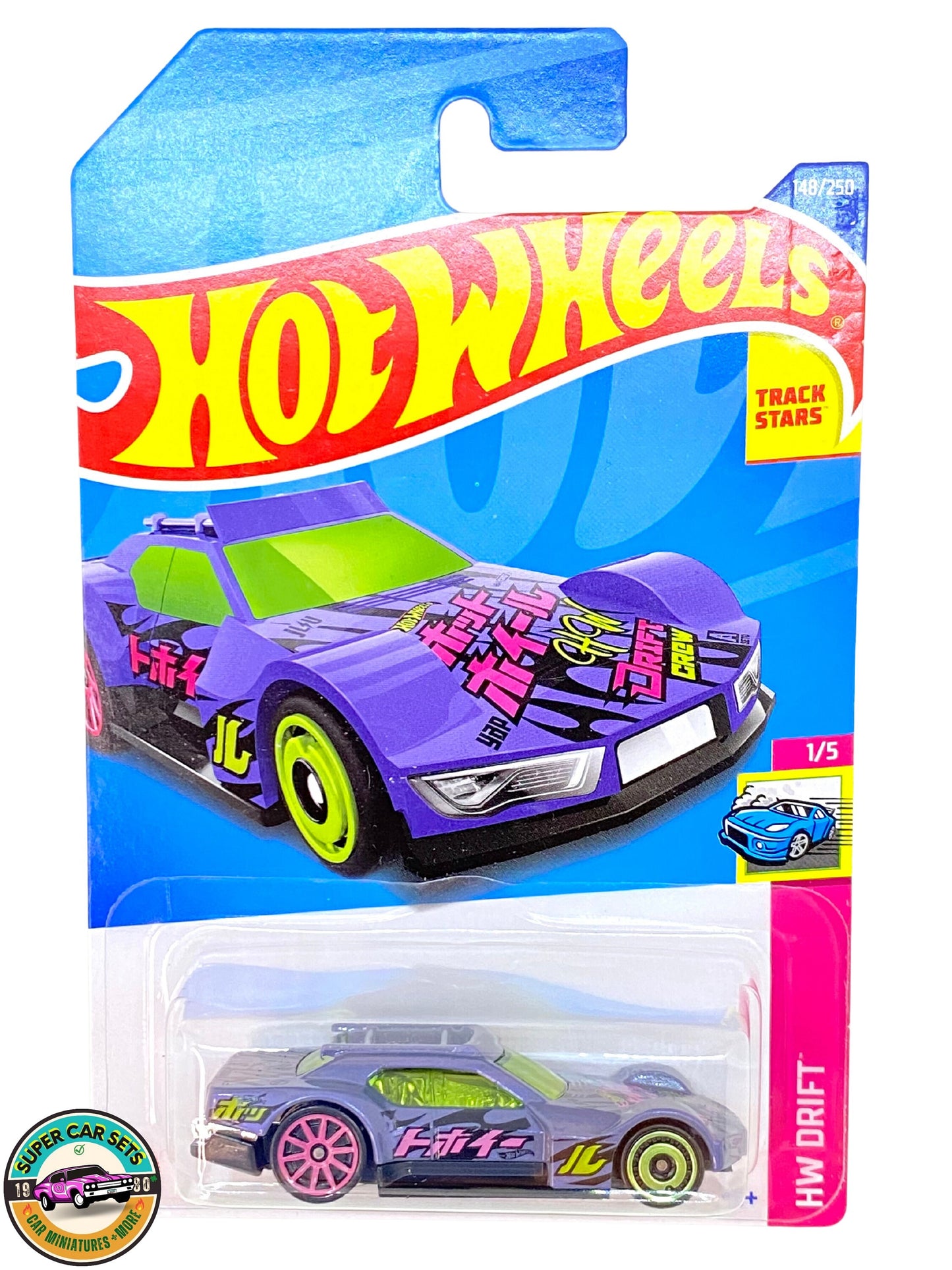 Hot Wheels - HW Drift - (1/5) (148/250) - Drifsta (couleur violet)