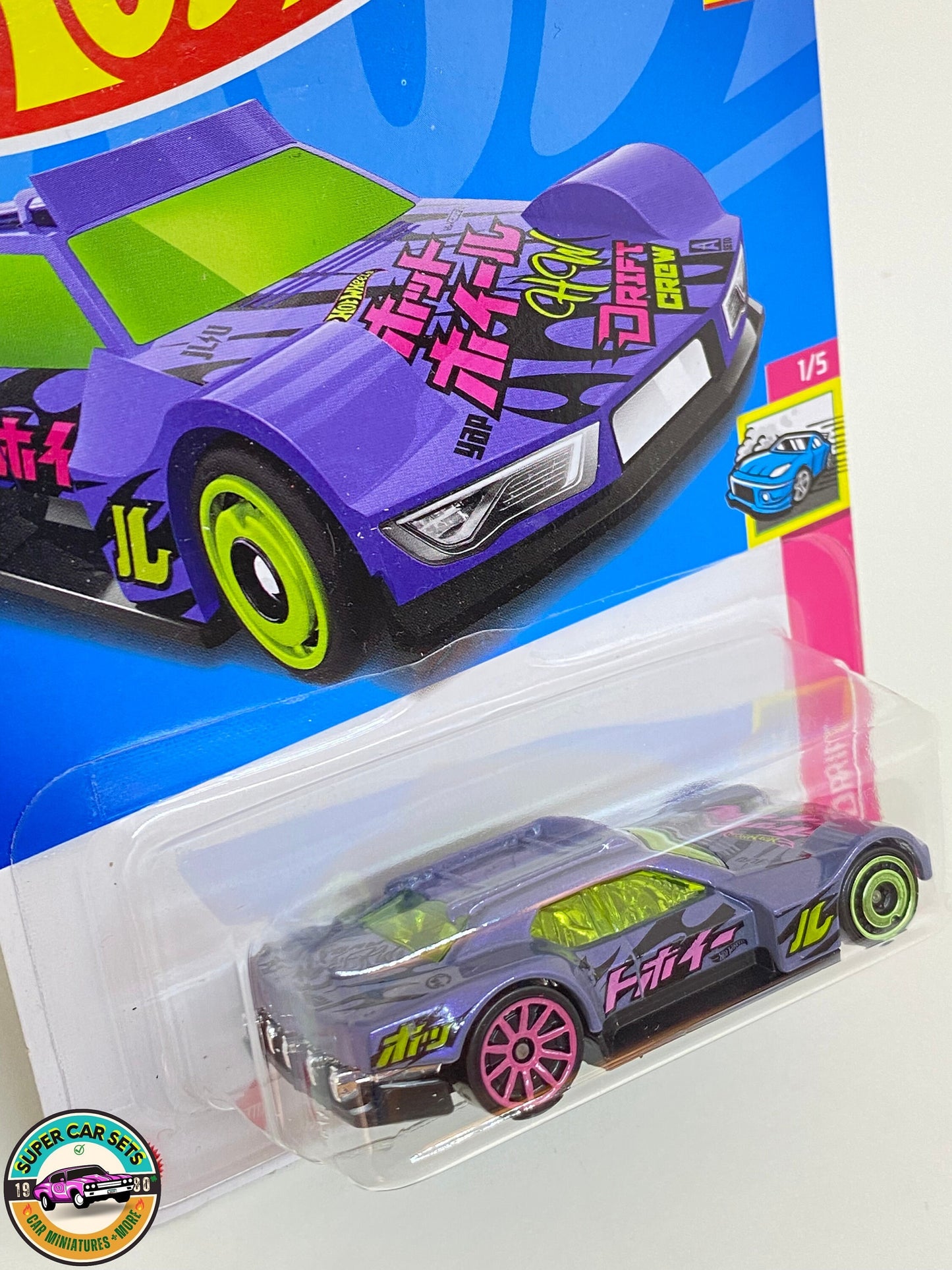 Hot Wheels - HW Drift - (1/5) (148/250) - Drifsta (couleur violet)