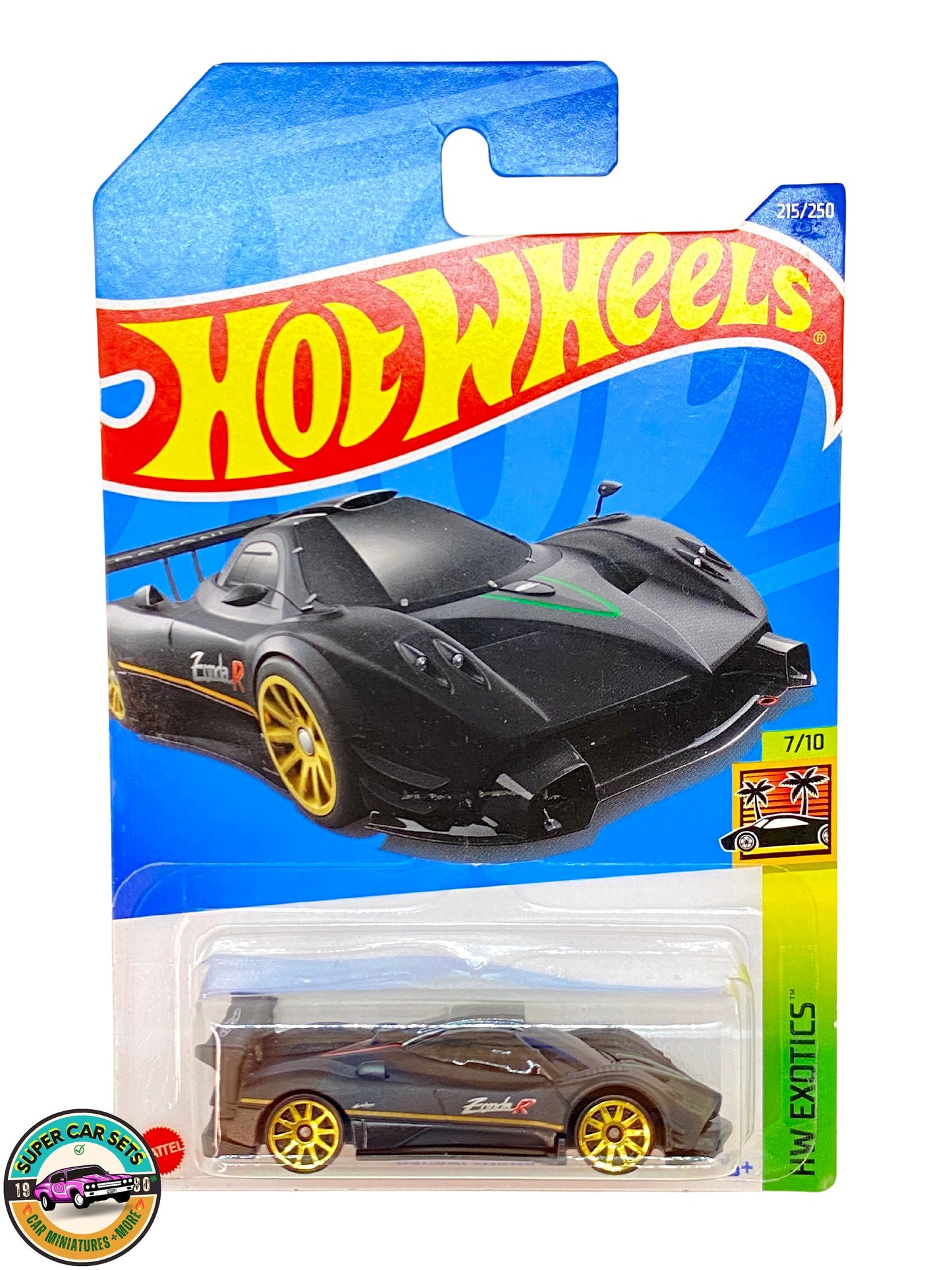 Hot Wheels – HW Exotics – (7/10) (215/250) – Pagani Zonda R (schwarze Farbe)