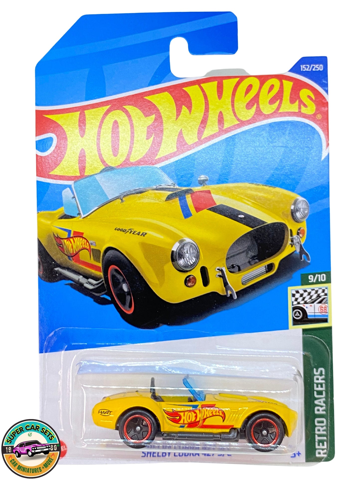 Hot Wheels - Retro Racers - (9/10) (152/250) - Shelby Cobra 427 S/C