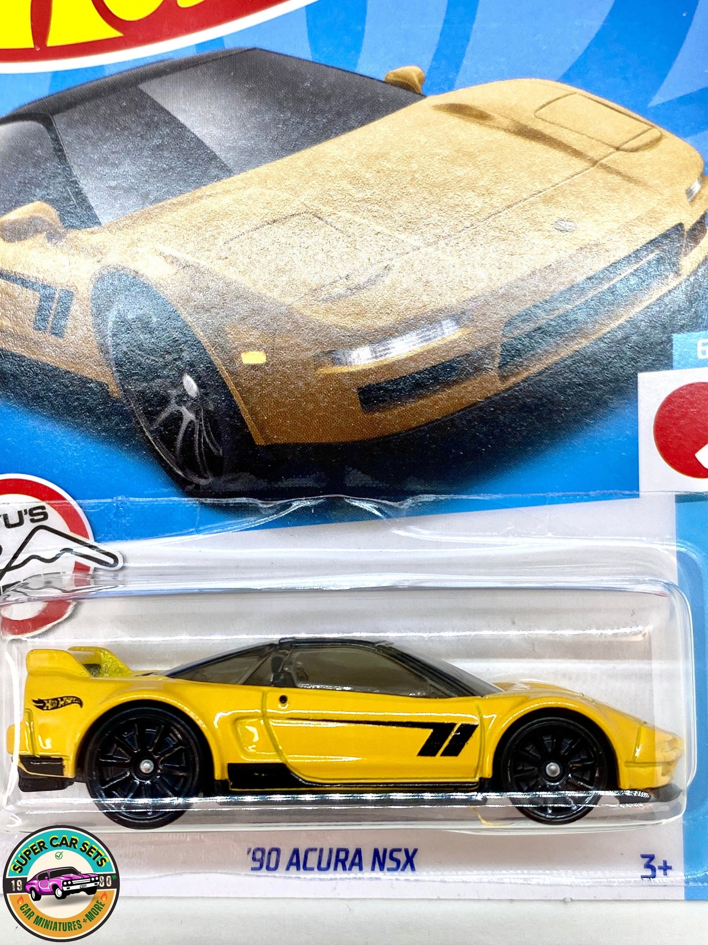 HW J-Imports - (6/10) (144/250) - ’90 Acura NSX (yellow colour) - Hot Wheels