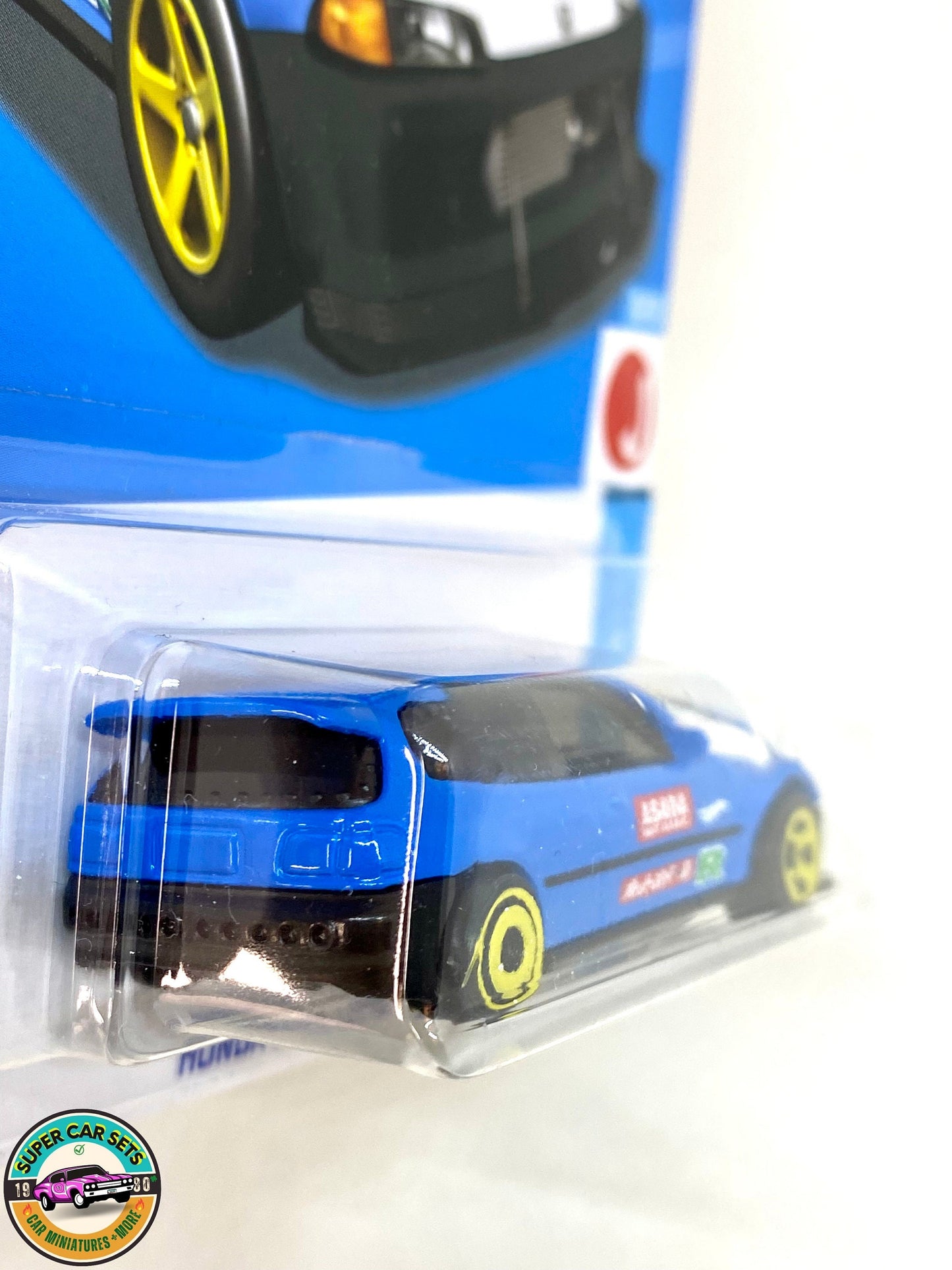 Honda Civic Custom (blue colour) - Hot Wheels HW J-Imports (10/10) (204/250) (card slightly bent)