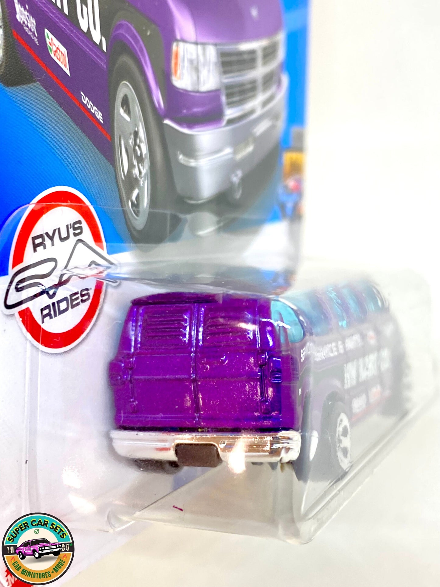 HW Metro - (6/10) (55/250) - Dodge Van (couleur violette HW Kart Co.) - Hot Wheels