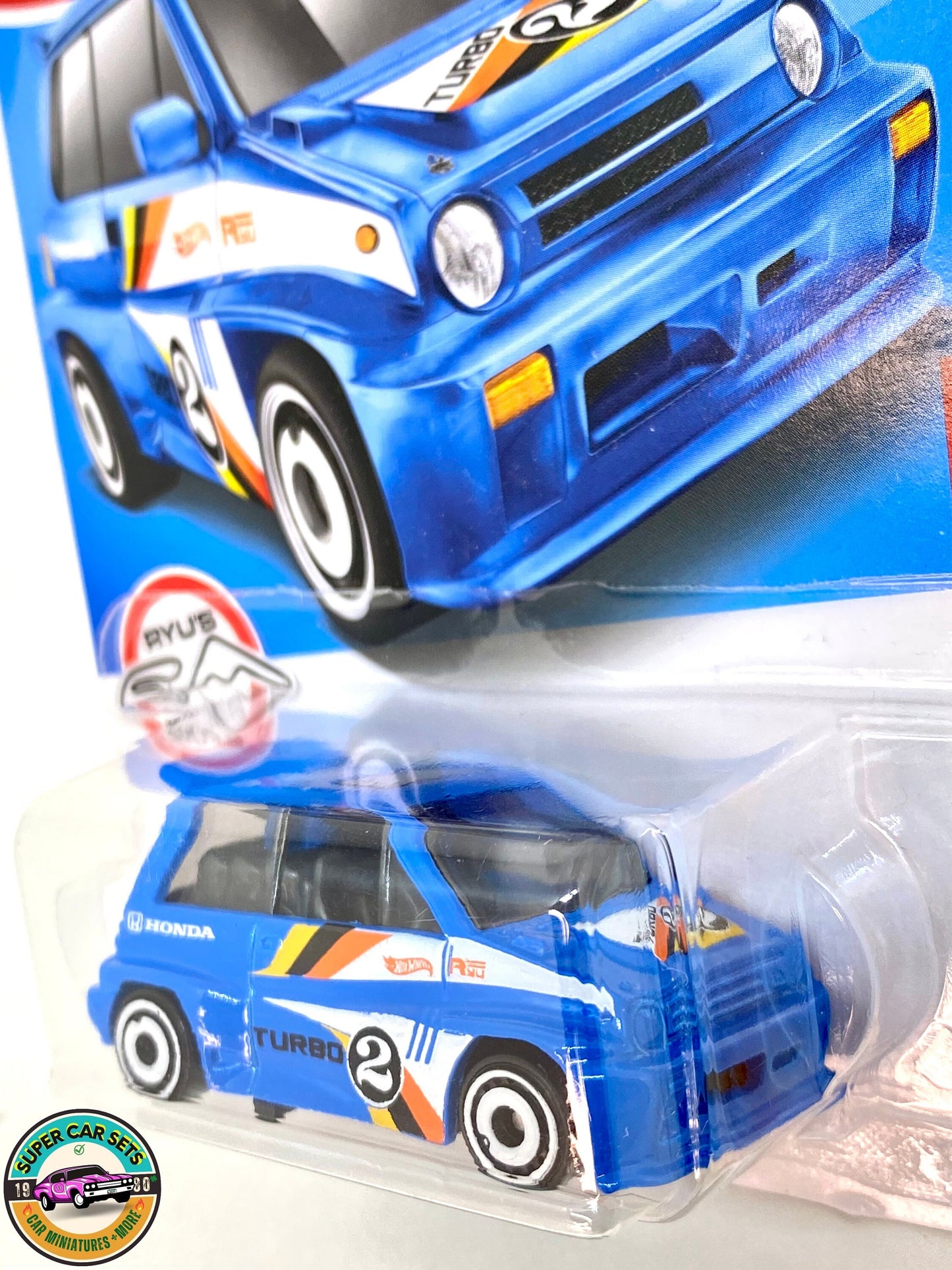 HW Turbo - (2/10) (13/250) - Honda City Turbo II '85 (couleur bleue) - Hot Wheels