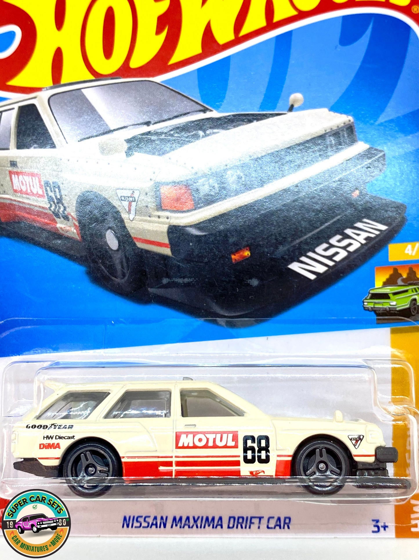 HW Wagons – (4/5) (214/250) – Nissan Maxima Drift Car – Hot Wheels