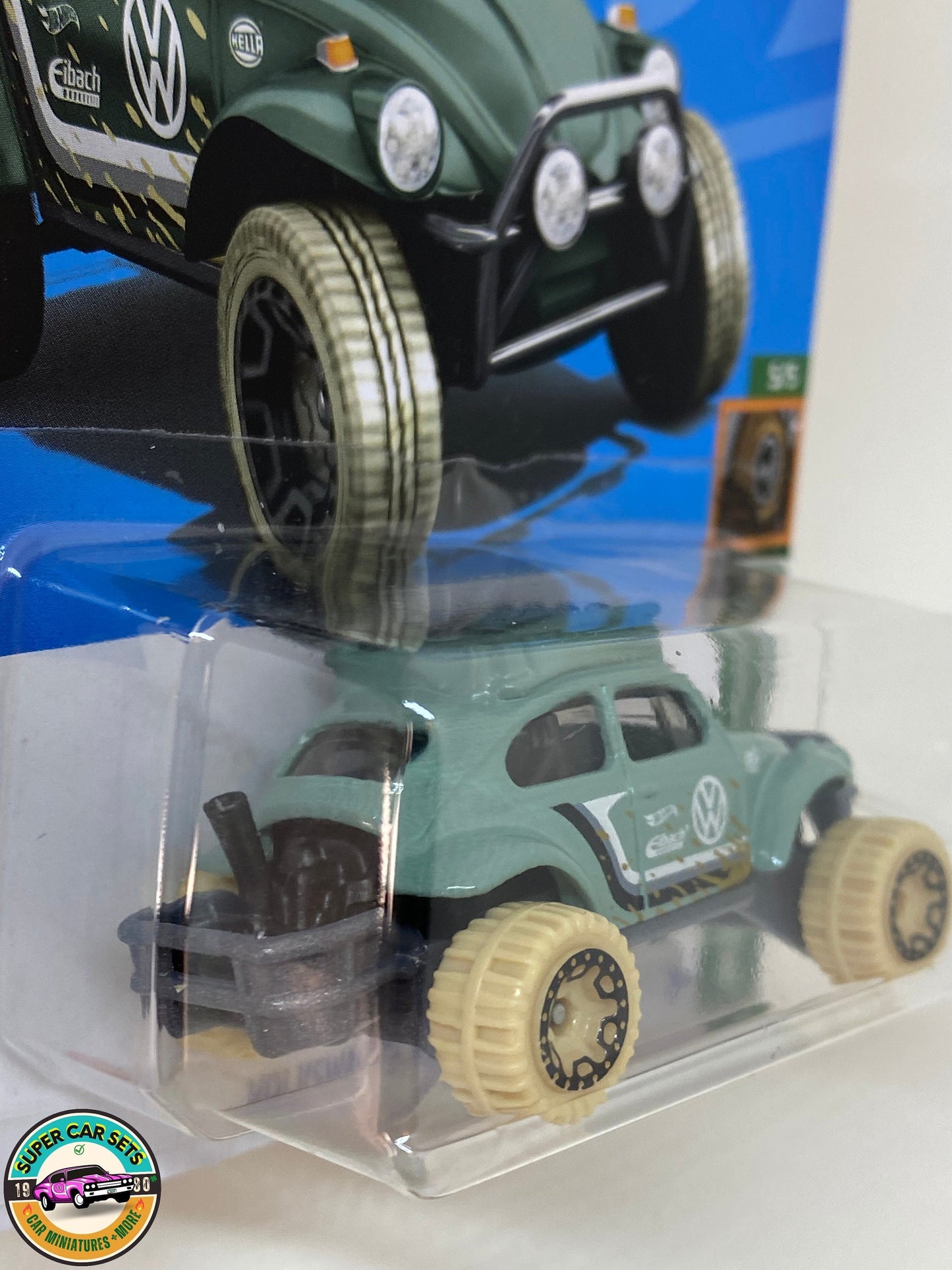 Goujons de boue - (5/5) (160/250) - Volkswagen « Baja Bug » (couleur verte) - Hot Wheels