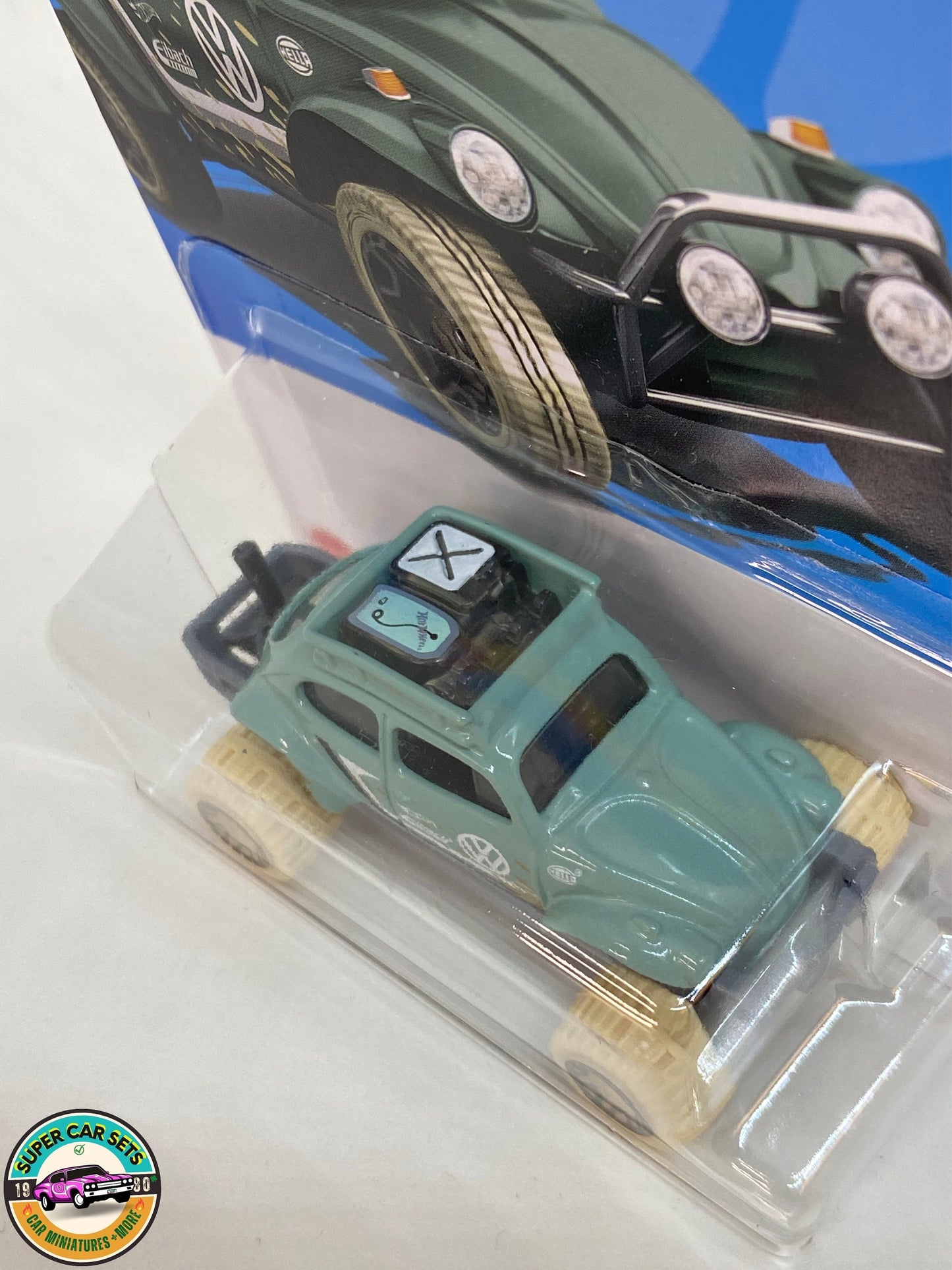 Goujons de boue - (5/5) (160/250) - Volkswagen « Baja Bug » (couleur verte) - Hot Wheels