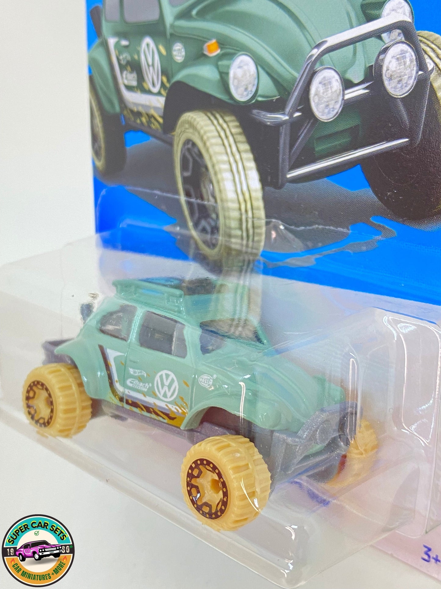 Goujons de boue - (5/5) (160/250) - Volkswagen « Baja Bug » (couleur verte) - Hot Wheels