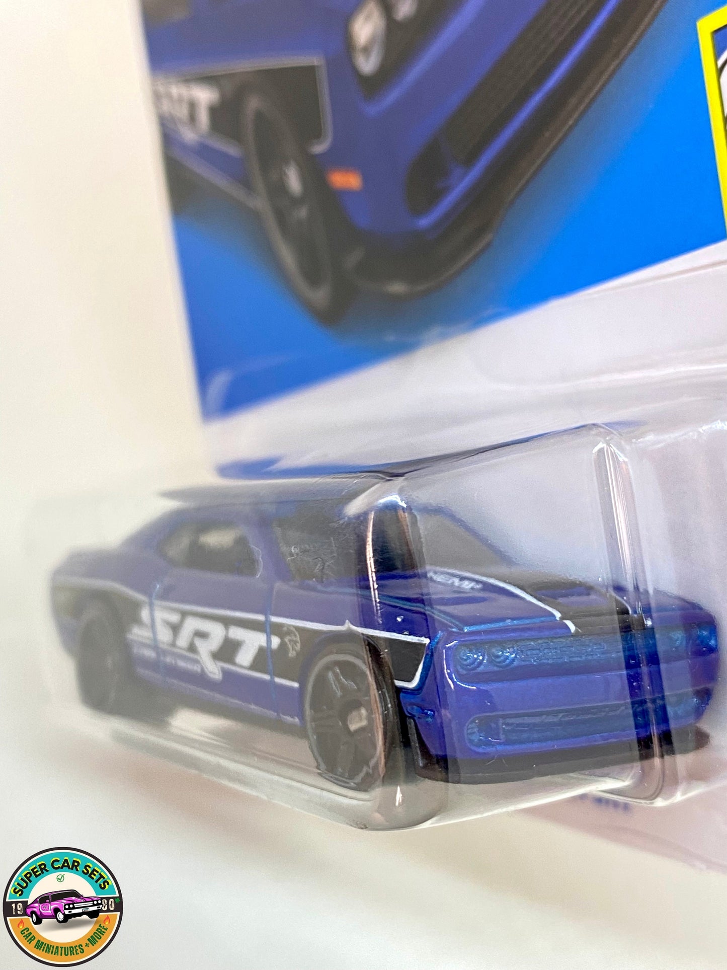 Muscle Mania – (6/10) (235/250) – Dodge Challenger SRT '15 (blaue Farbe) Hot Wheels