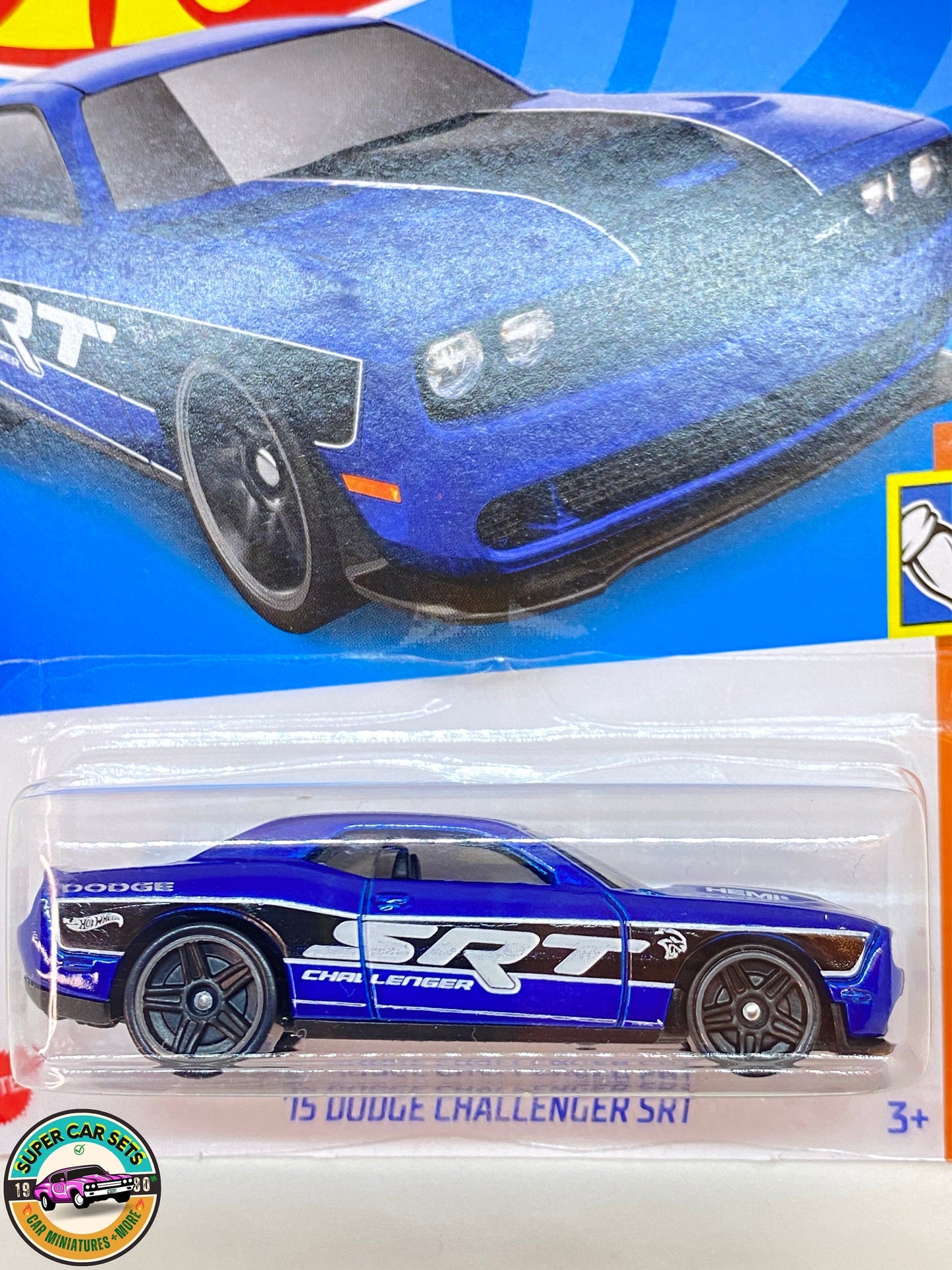 Muscle Mania - (6/10) (235/250) - ’15 Dodge Challenger SRT (blue colour) Hot Wheels